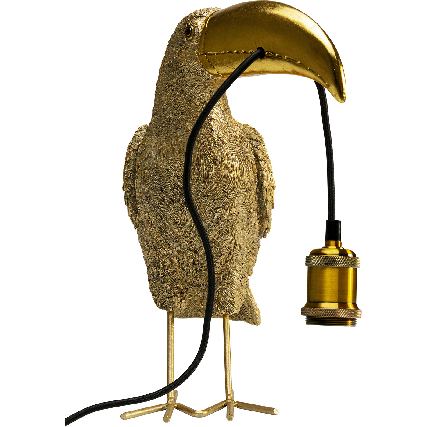 Светильник настольный "Золотой тукан" Toucan Gold 42 см от KARE Design