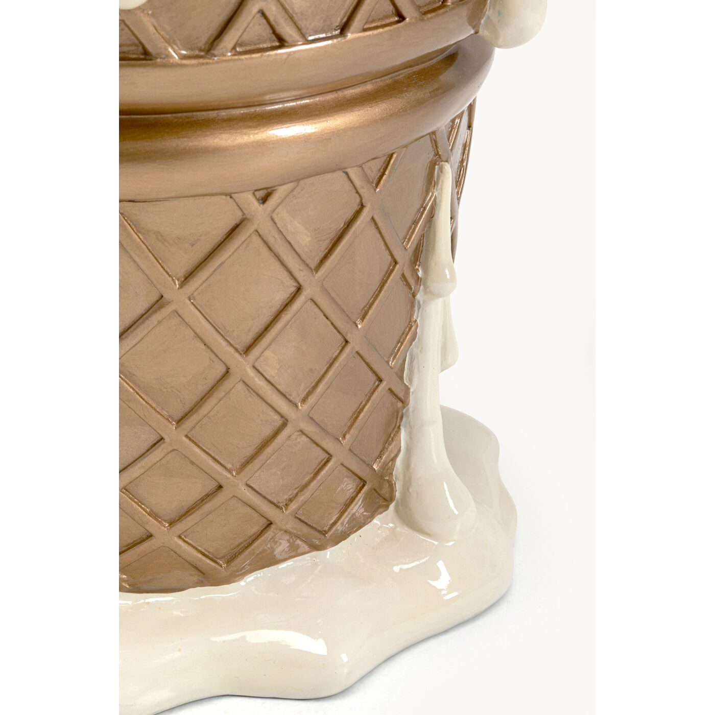 Пуф Ice Cream Vanilla Ø37cm от KARE Design