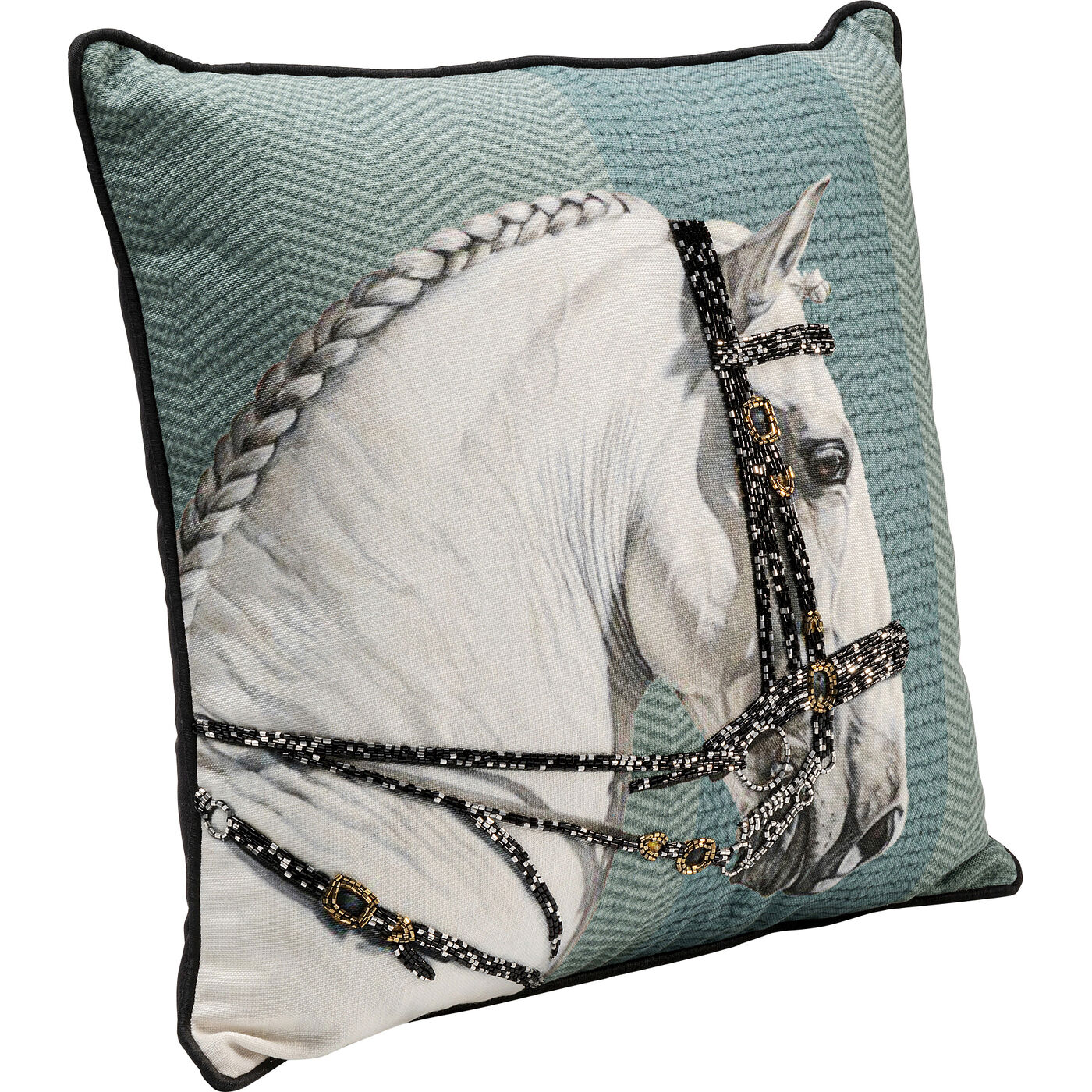 Подушка Show Horse Head «Голова лошади» 45x45 см от KARE Design