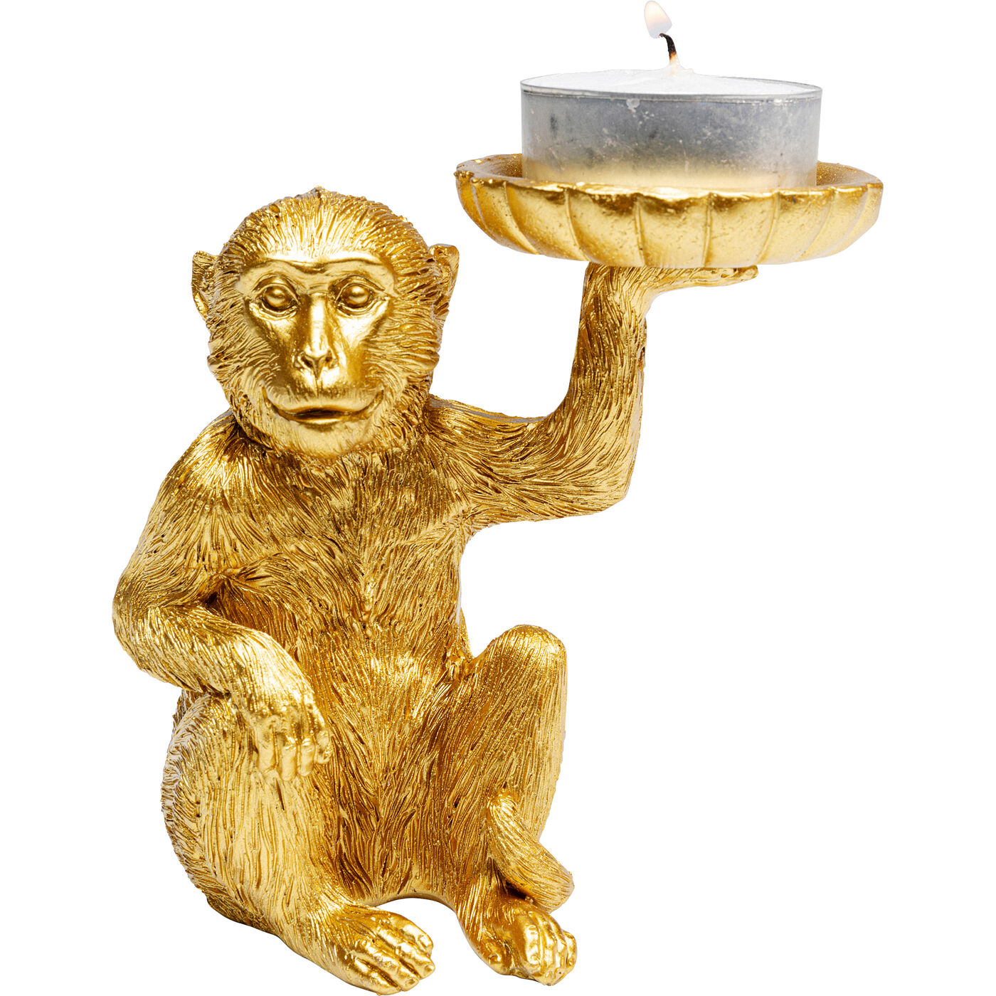 Фигура декоративная Monkey Подсвечник «Обезьяна-подсвечник» 11 см от KARE Design