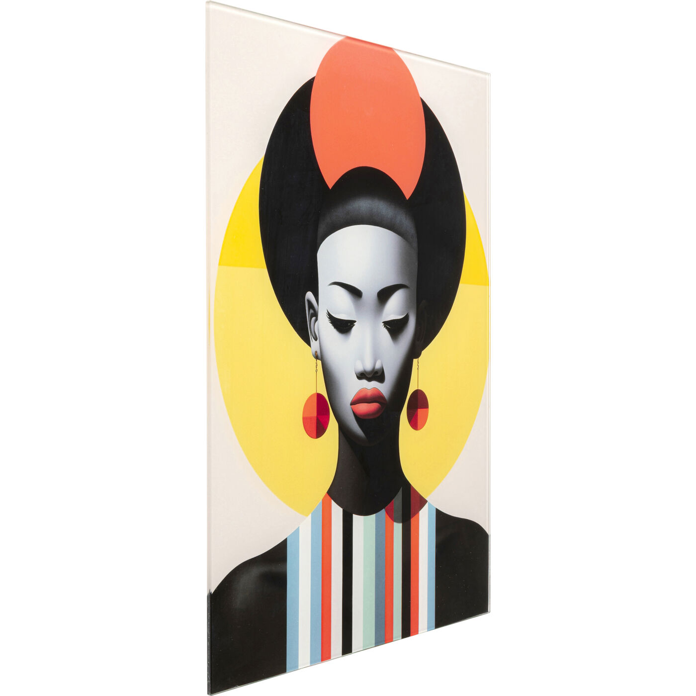 Картина стеклянная Muse Retro Lady «Ретро-дама» 30x40 см (2/Set)