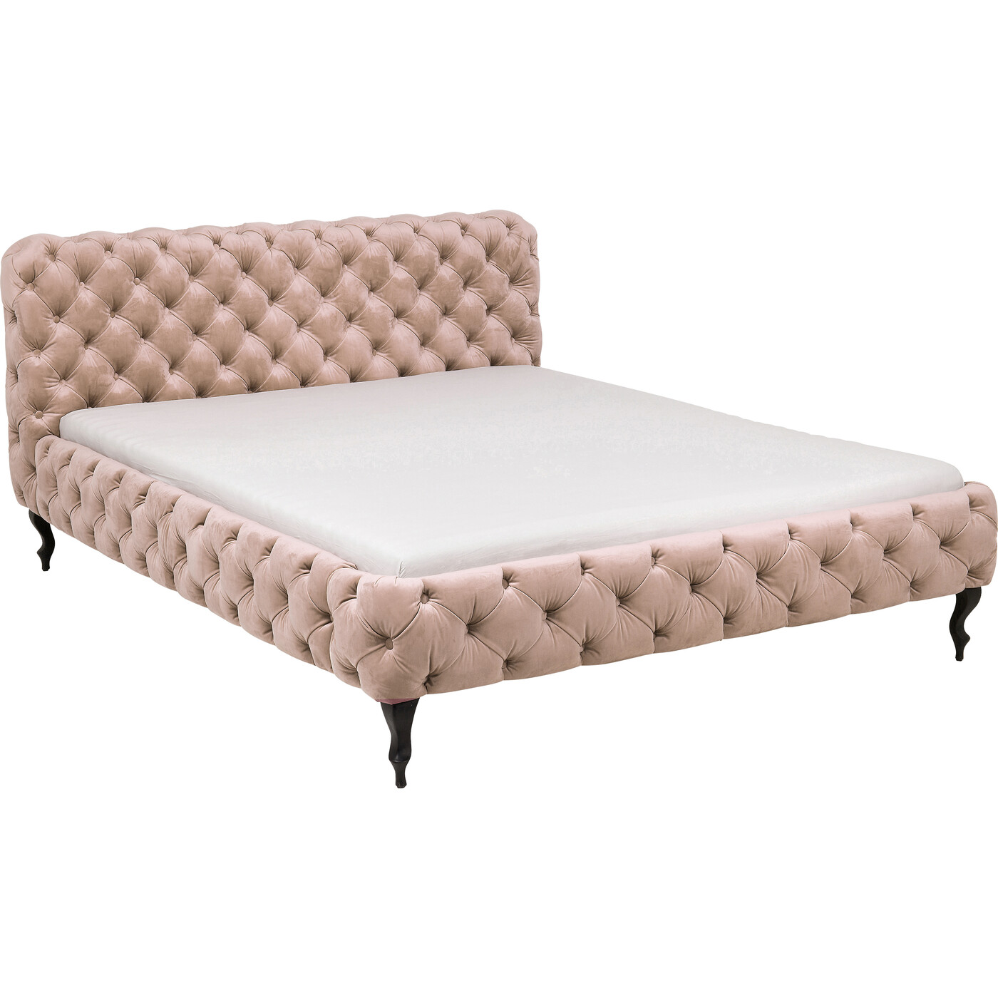 Каркас кровати Desire Velvet Ecru 180x200 см от KARE Design