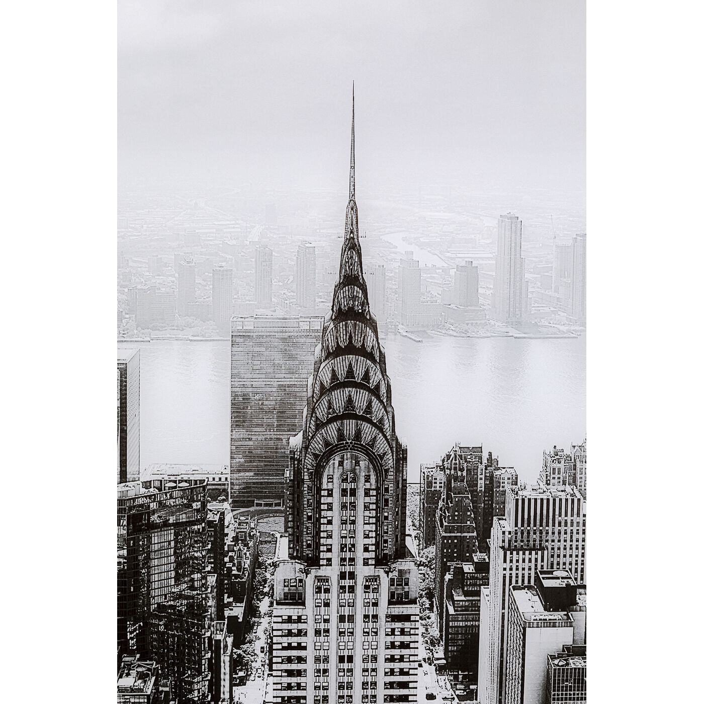Картина стеклянная Manhattan View 120x80cm от KARE Design