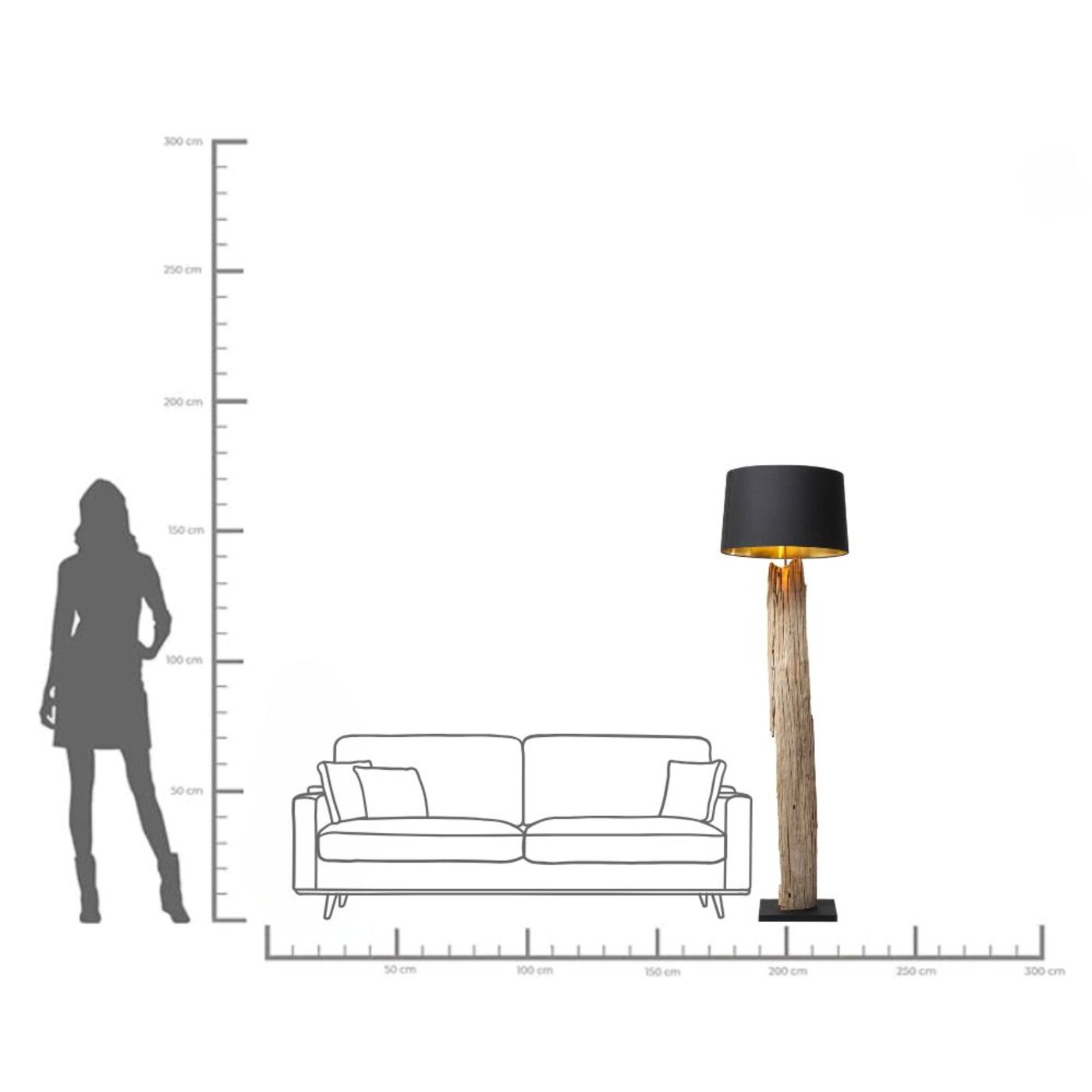 Светильник напольный Nature Straight от KARE Design