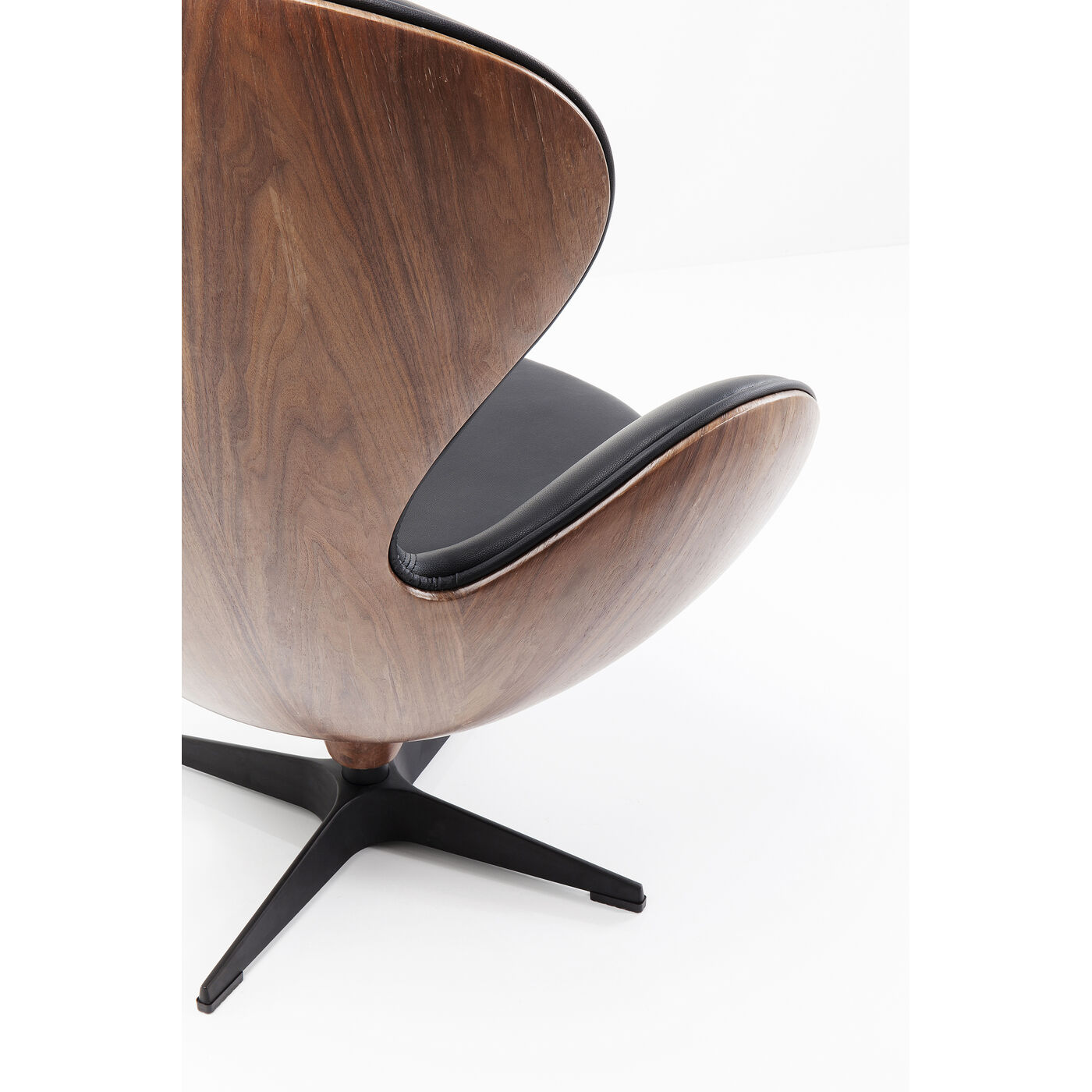 Кресло вращающееся Loung Black Walnut от KARE Design