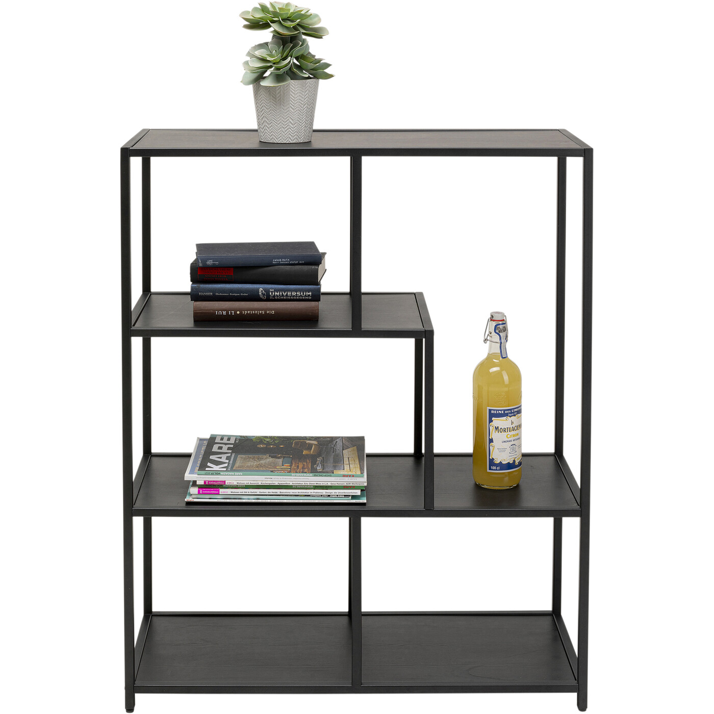 Стеллаж Loftie Black 77x100 см от KARE Design