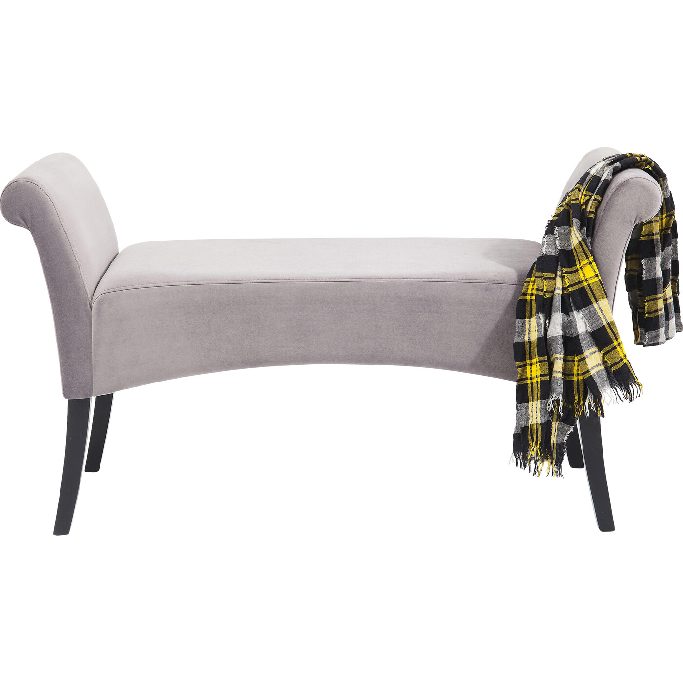 Скамья Motley Velvet Silvergrey от KARE Design