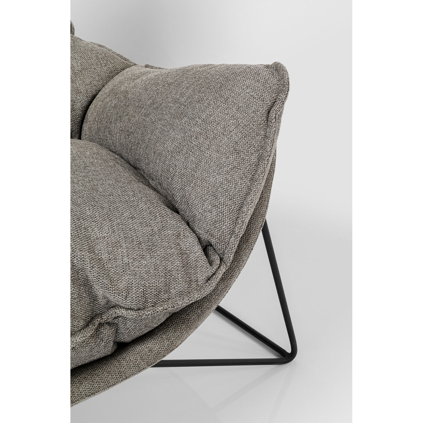 Кресло с подставкой для ног Snuggle Grey (2 шт) от KARE Design