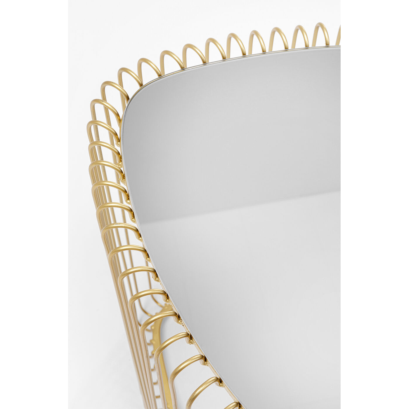 Стол приставной Wire Triangle Gold (2 шт) от KARE Design