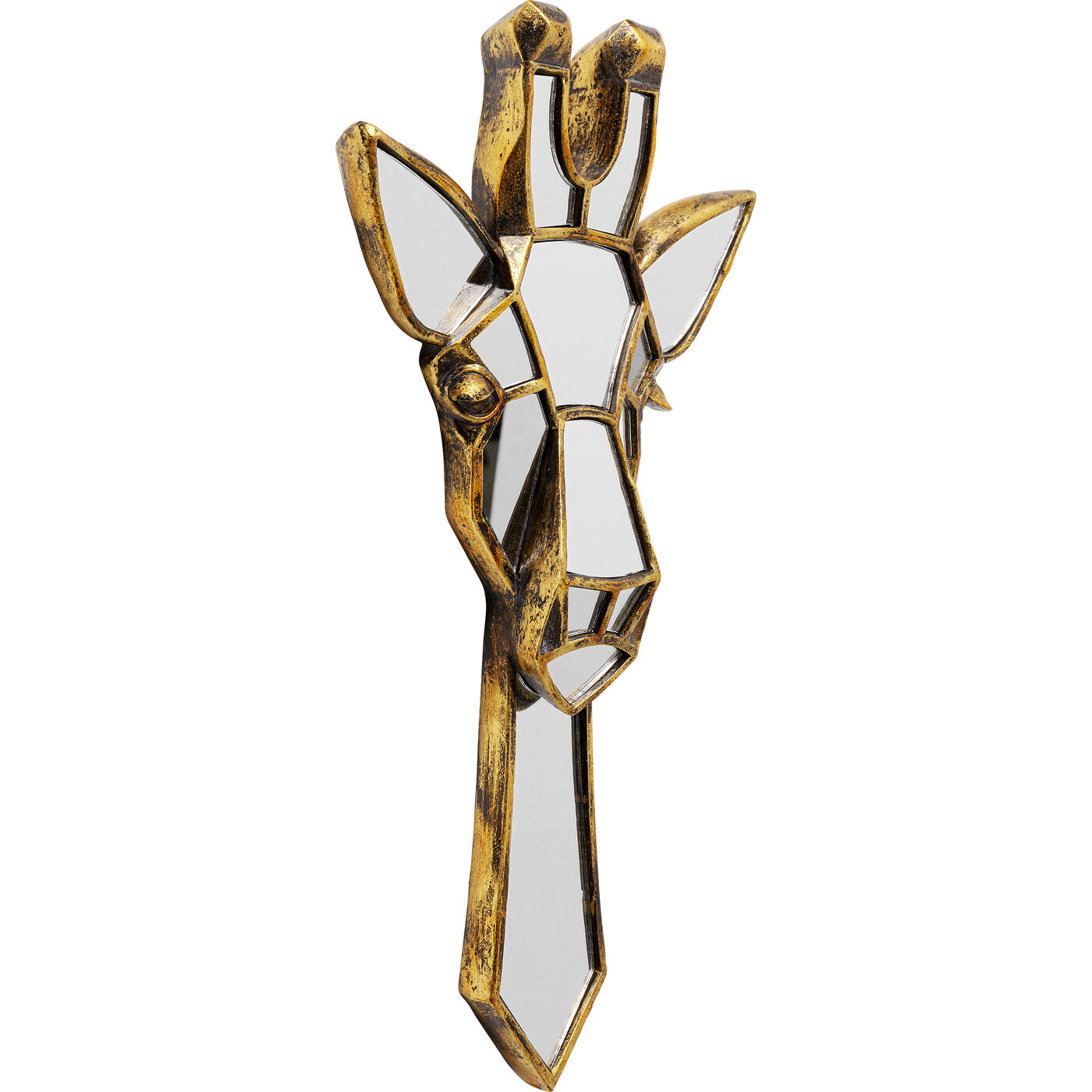 Объект настенный Giraffe «Зеркальный жираф» 45 см