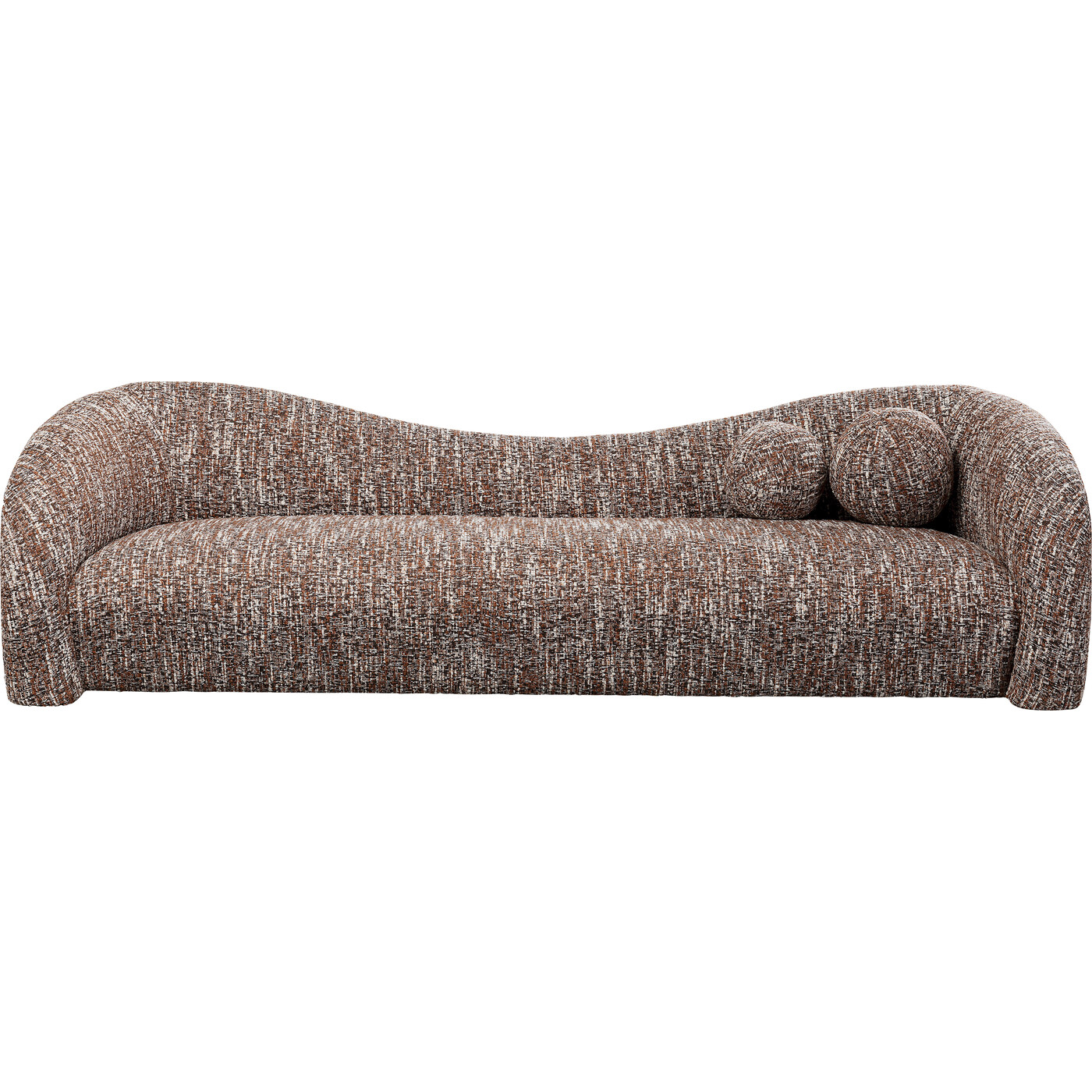 Диван трехместный Livia Melange Brown от KARE Design