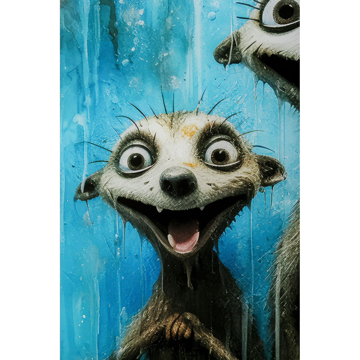 Картина стеклянная Singing Meerkats «Поющие сурикаты» 60x80 см от KARE Design