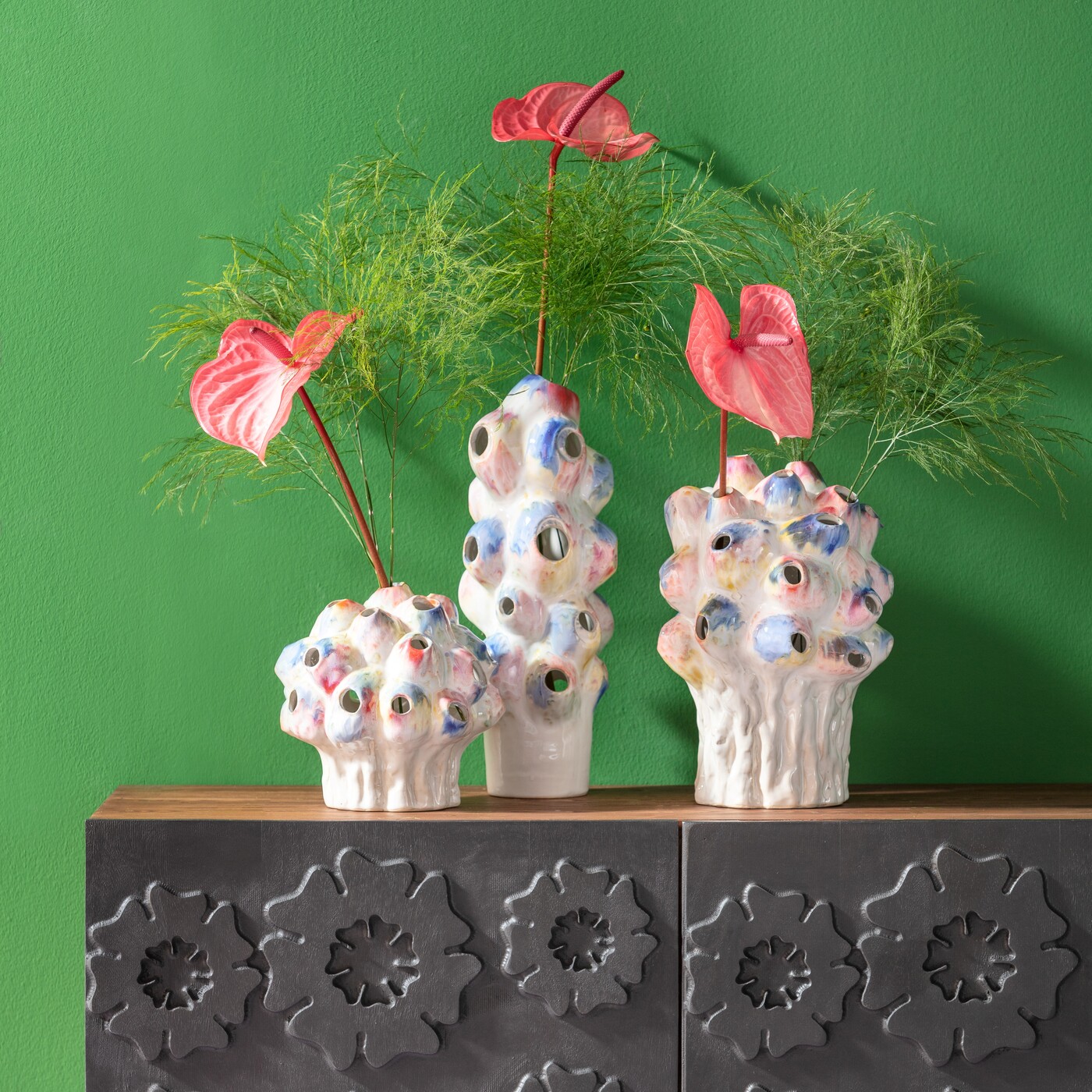 Ваза Collina Colore «Разноцветный холм» 33 см от KARE Design