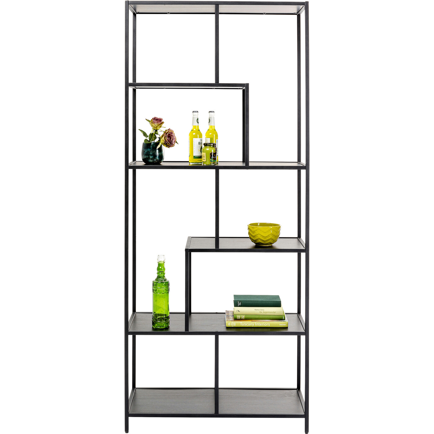 Стеллаж Loftie Black 77x185 см от KARE Design