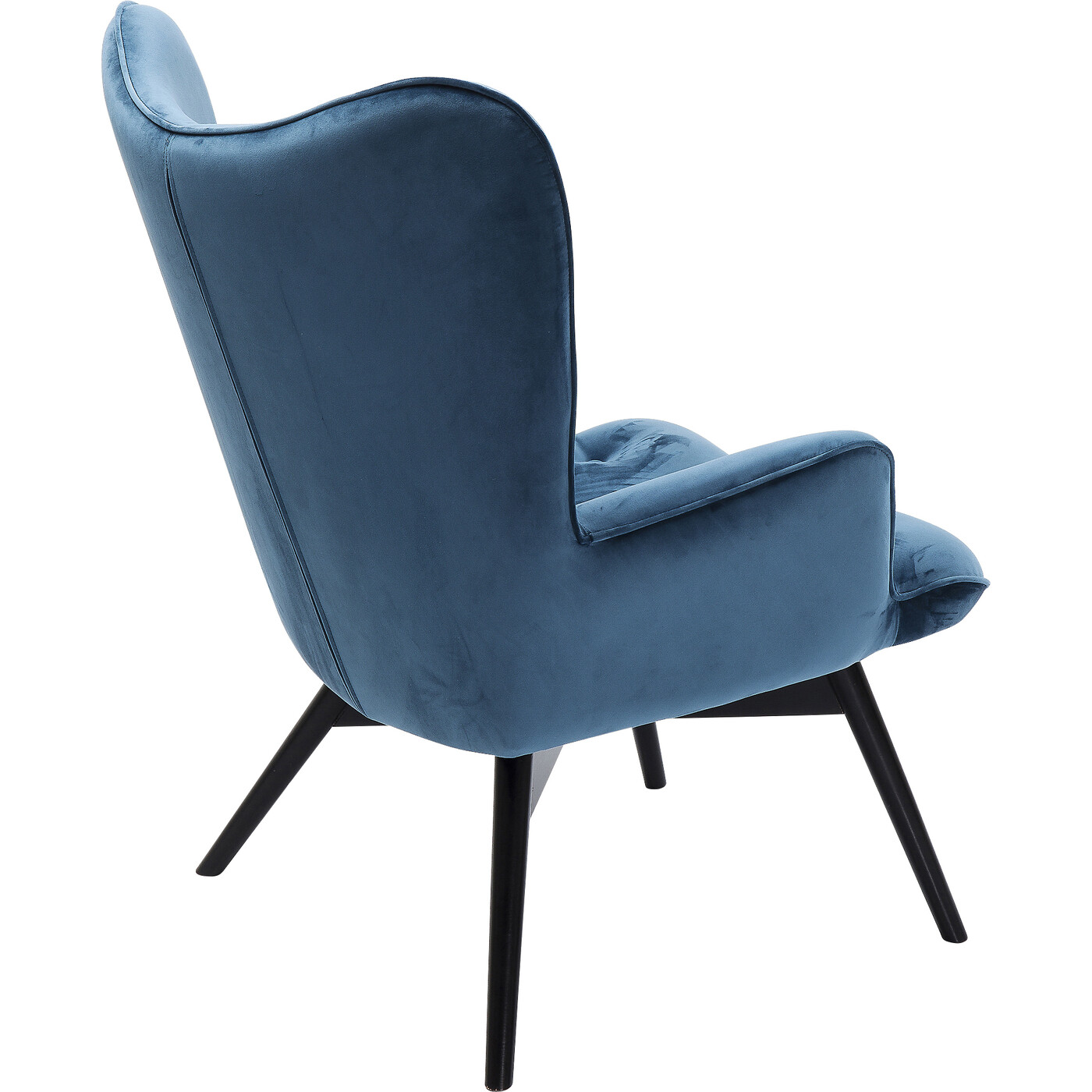 Кресло Black Vicky Velvet Bluegreen от KARE Design