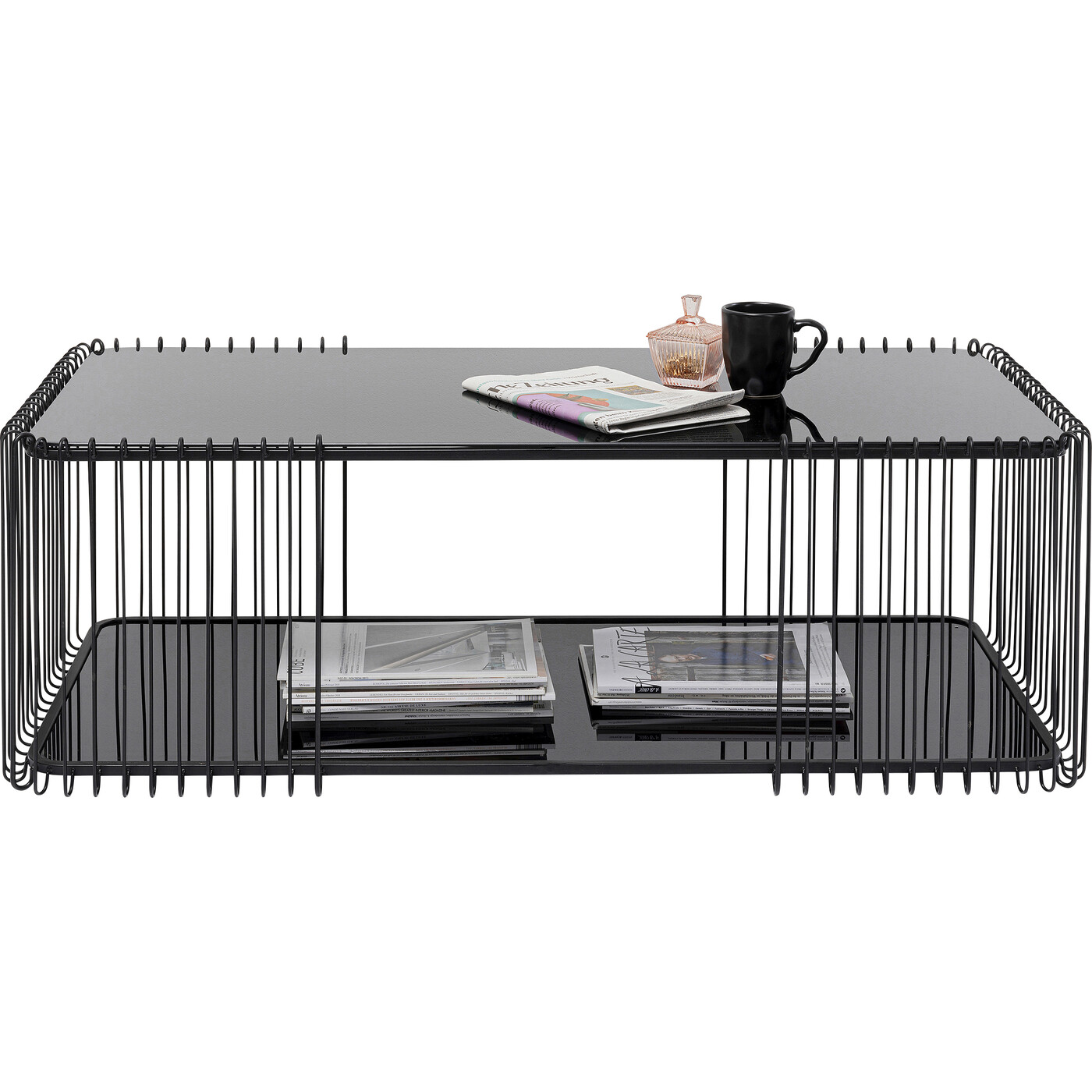 Стол кофейный Wire Double Black 120x60 см от KARE Design