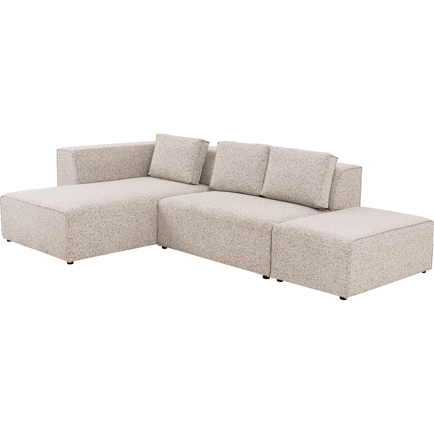 Диван левосторонний угловой Infinity Ottomane machiato Left от KARE Design