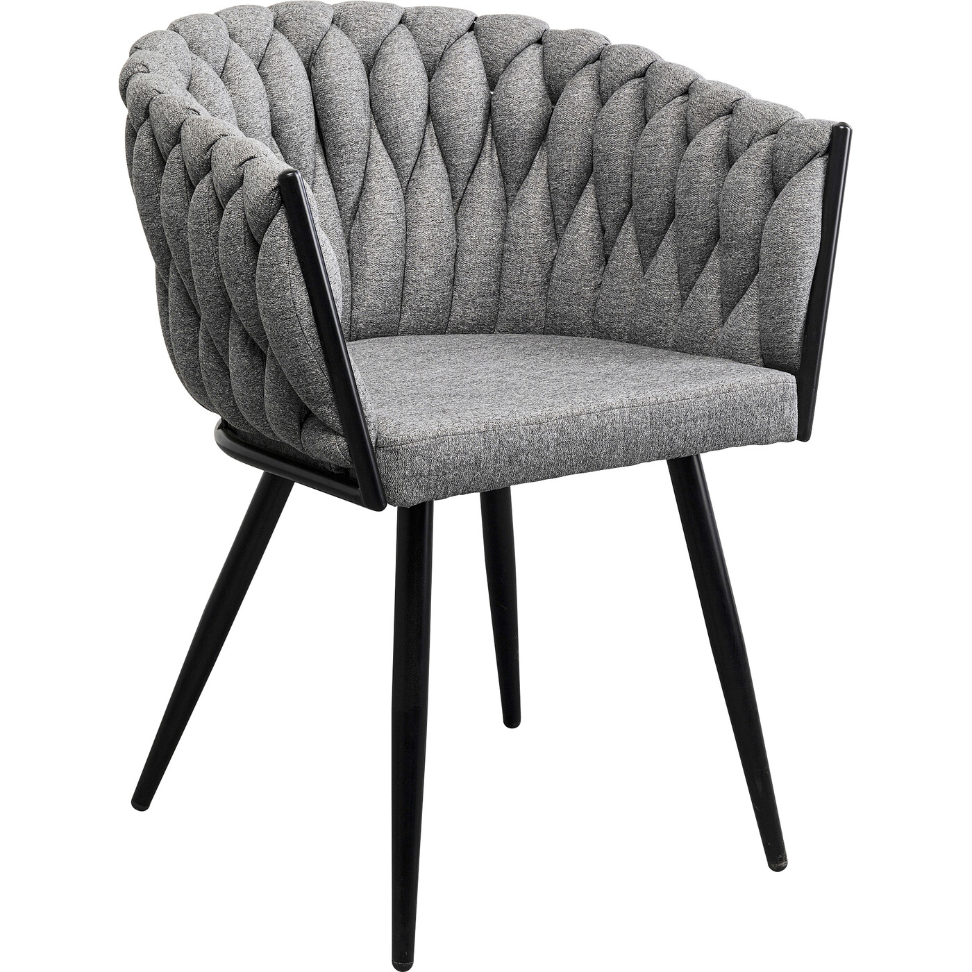 Стул с подлоктниками Dean Grey от KARE Design