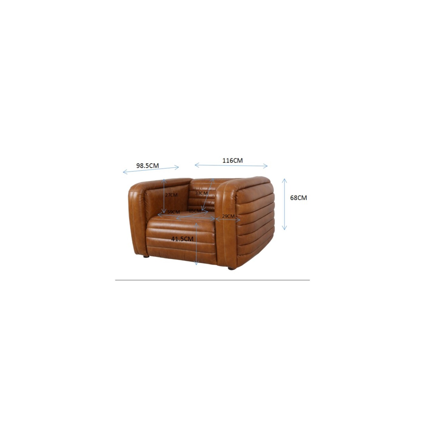 Кресло Aurelio 116cm от KARE Design