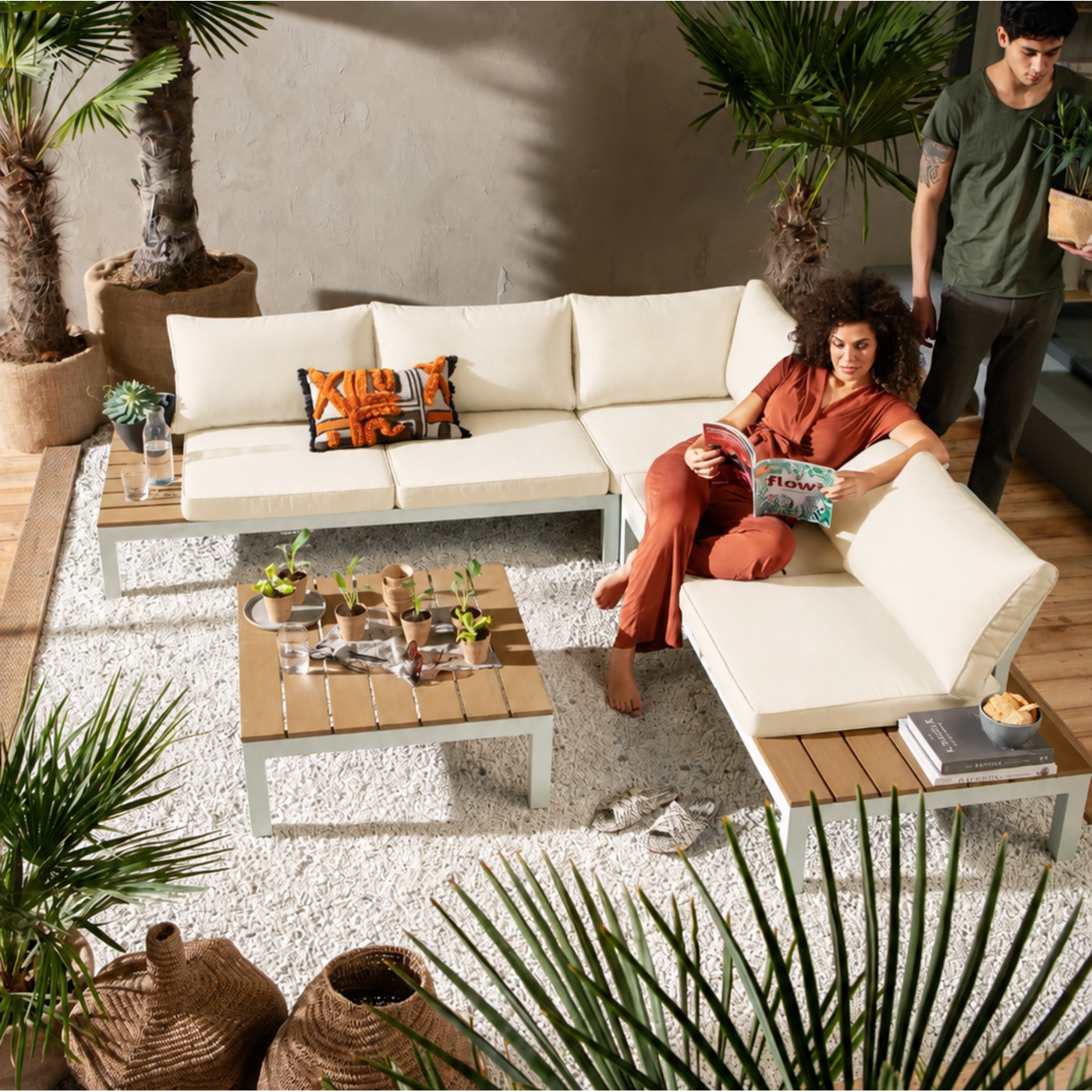 Комплект для улицы Holiday Beige (4/part) от KARE Design