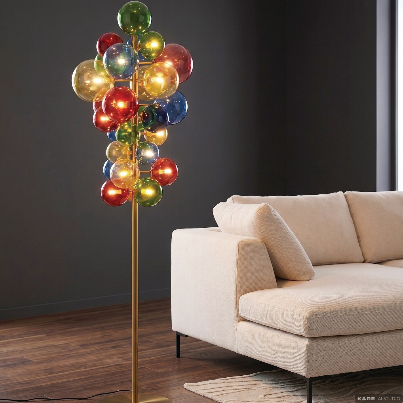 Светильник напольный Scala Balls Colore 169cm от KARE Design