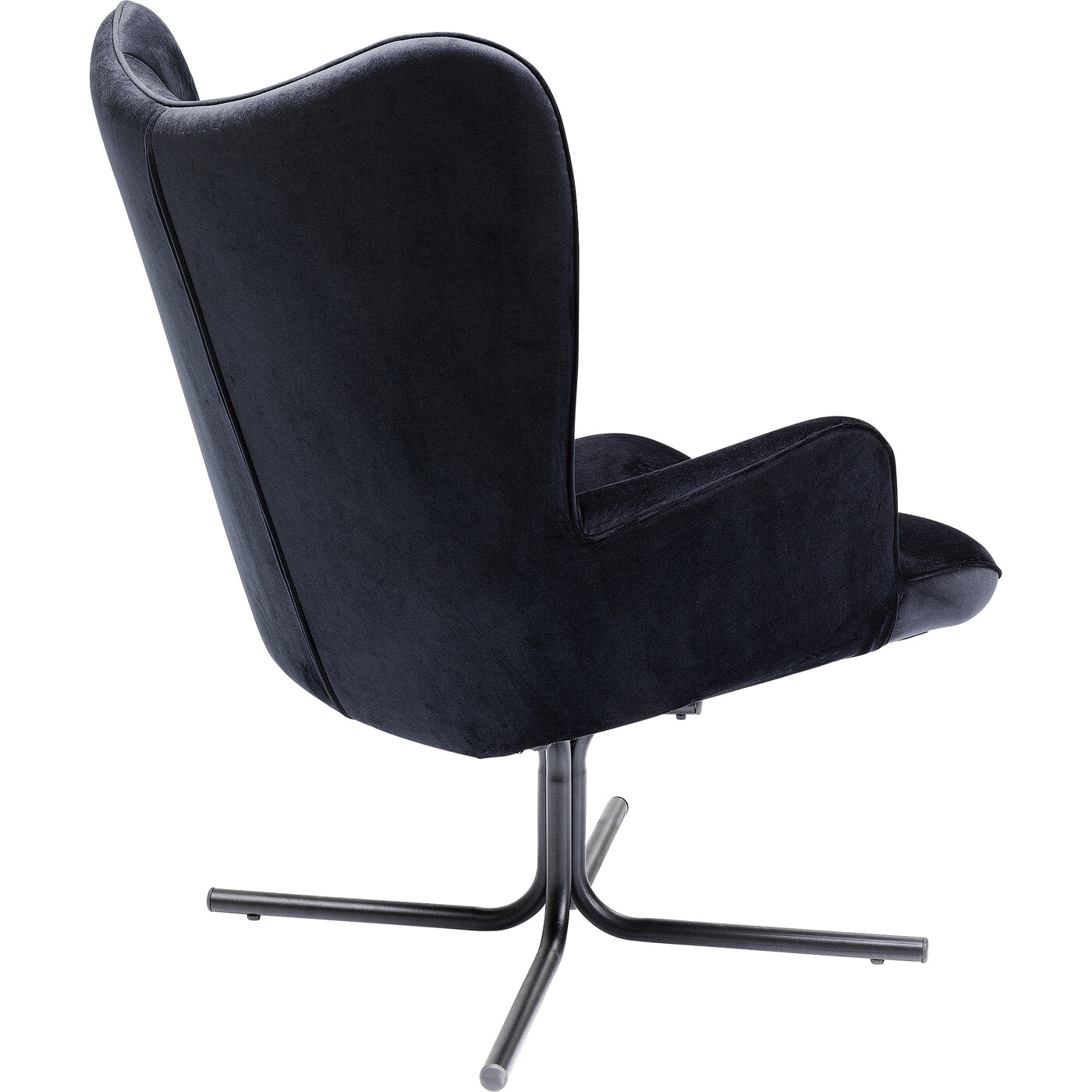 Кресло вращающееся Vicky Velvet Black от KARE Design