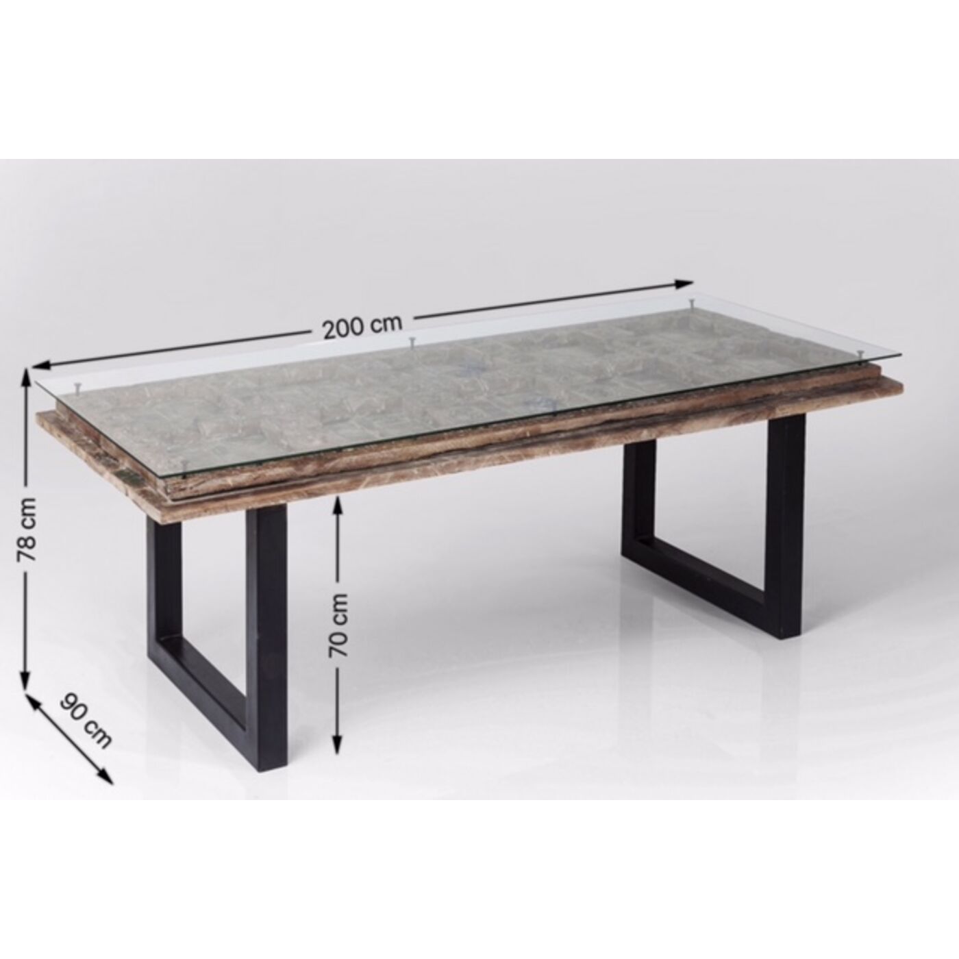 Стол Kalif 200x90 см от KARE Design