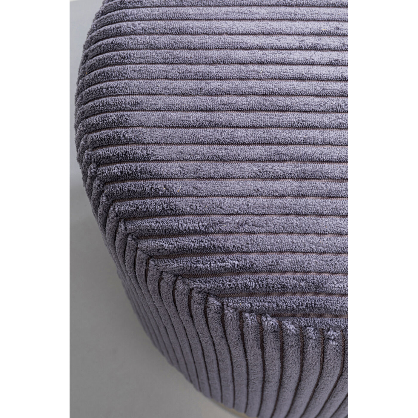 Пуф Cherry Grey Cord Brass Ø35 см от KARE Design