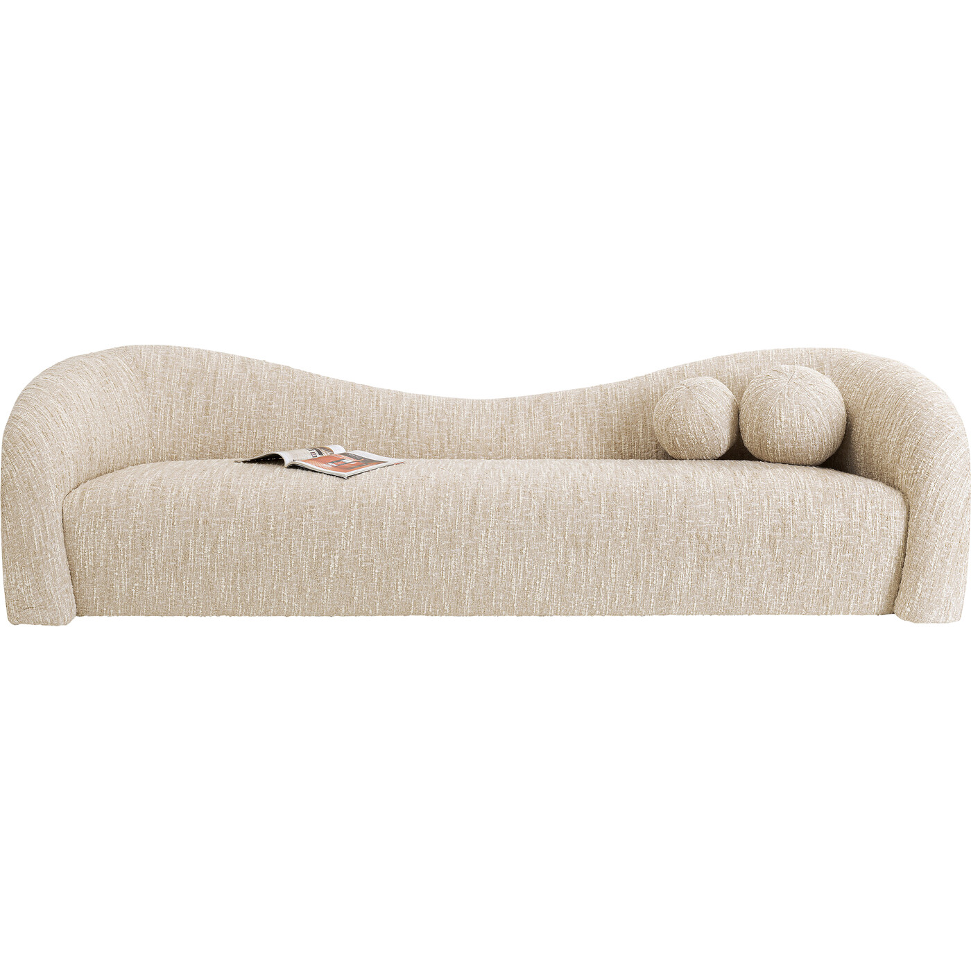 Диван 3-х местный Livia Melange Cream 261cm от KARE Design
