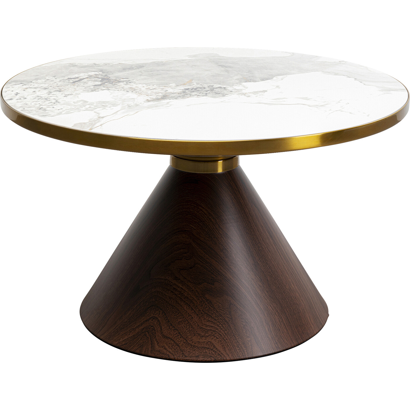 Стол кофейный Cono Marble Ø70 см от KARE Design