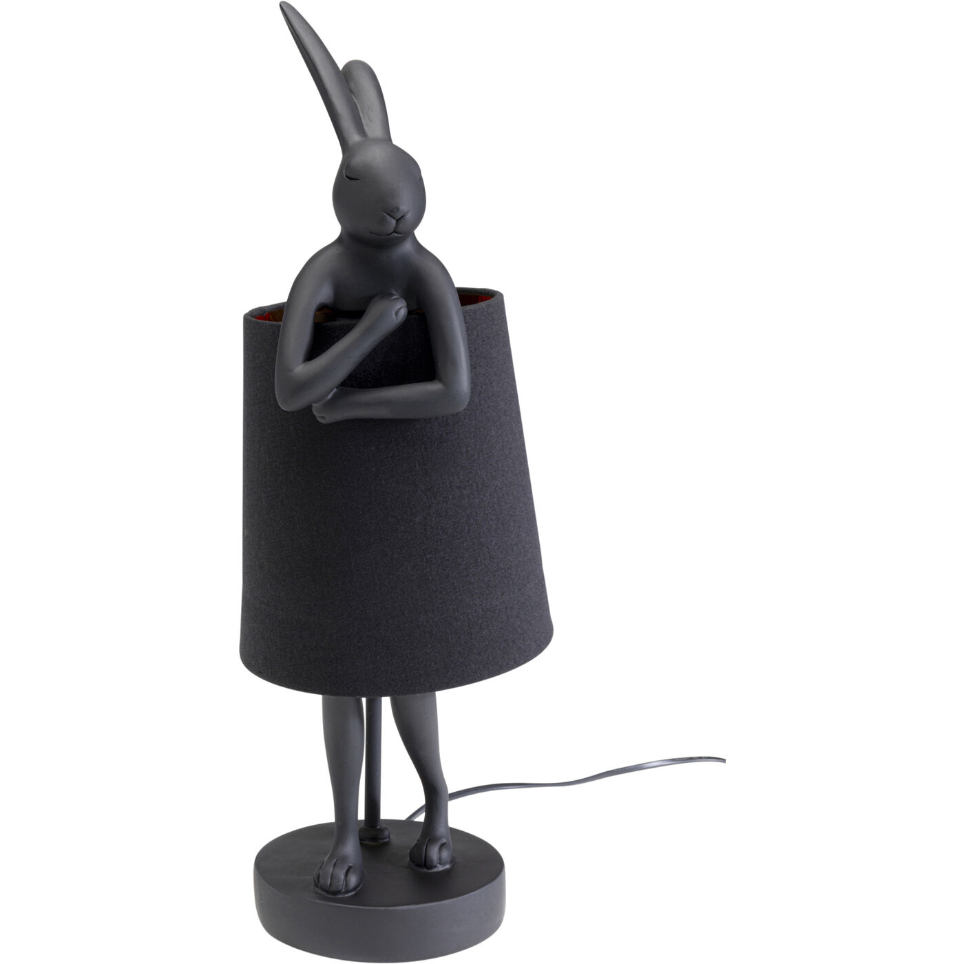 Светильник настольный Animal Rabbit Matt Black 50 см от KARE Design
