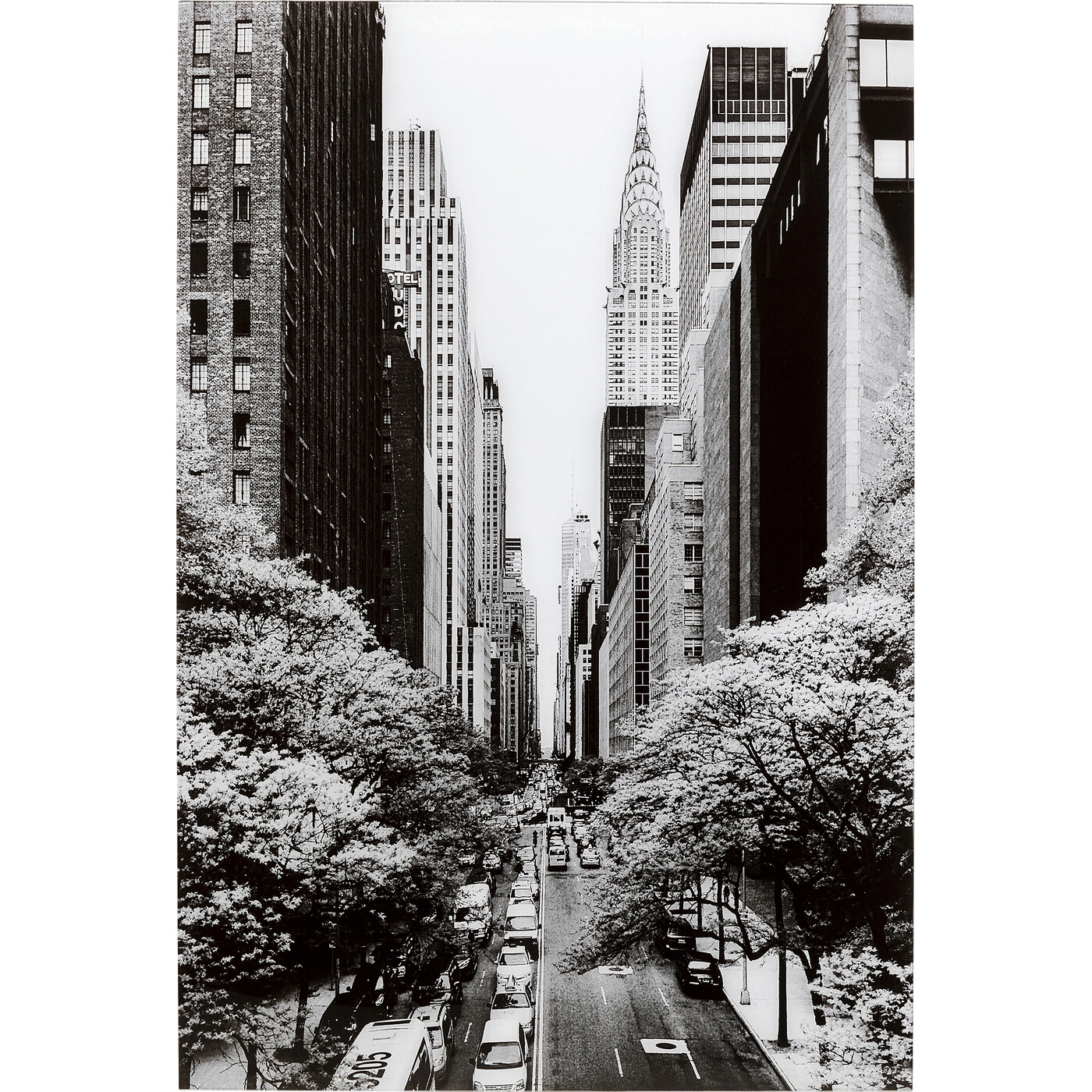 Картина стеклянная Streets Of NY «Улицы Нью-Йорка» 120x80 см от KARE Design