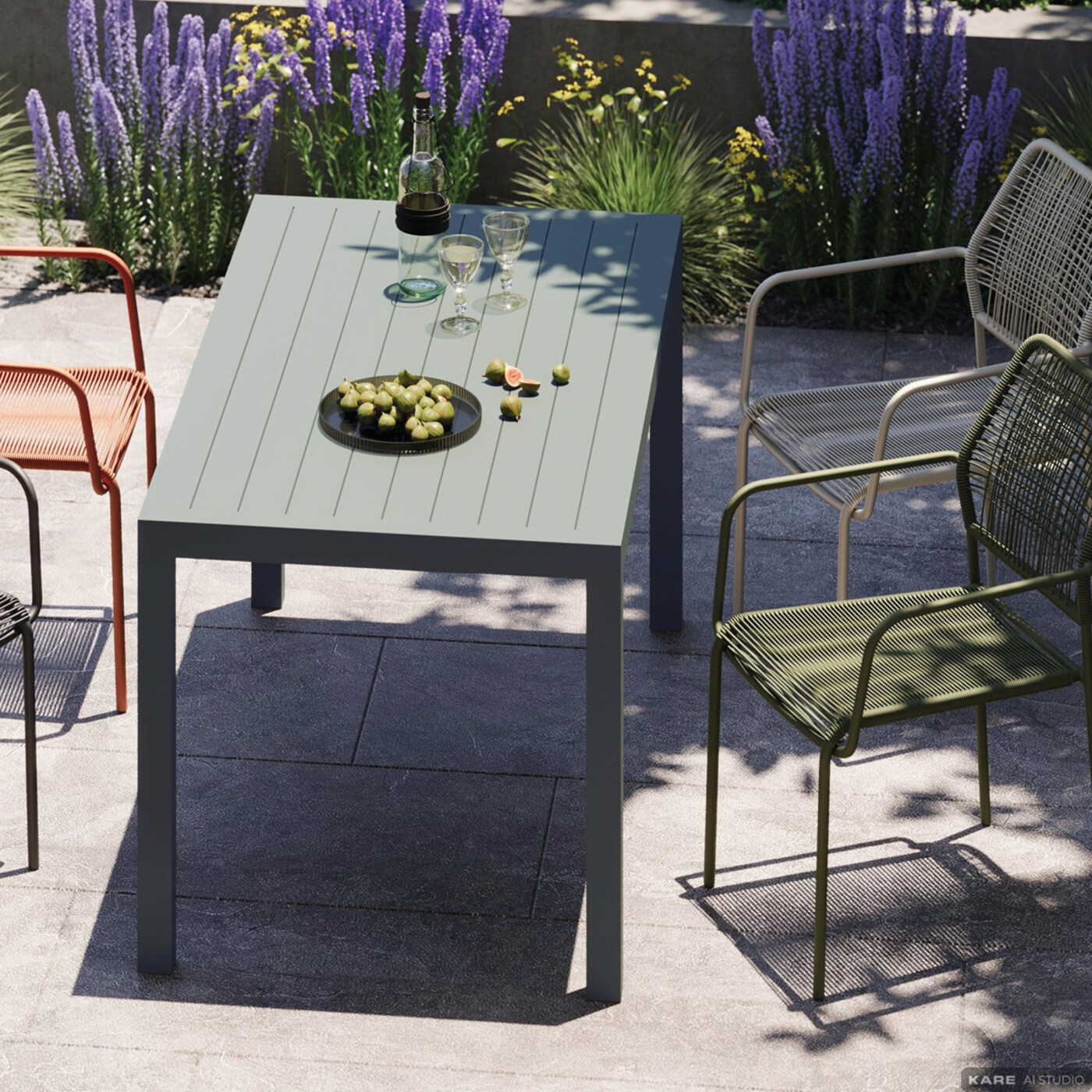 Стол Malmö Green 80x140cm от KARE Design