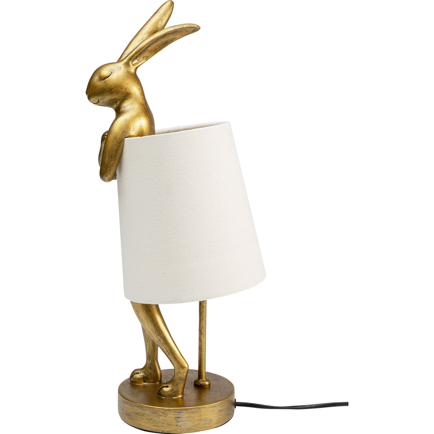 Светильник настольный Animal Rabbit Gold/White 50 см от KARE Design