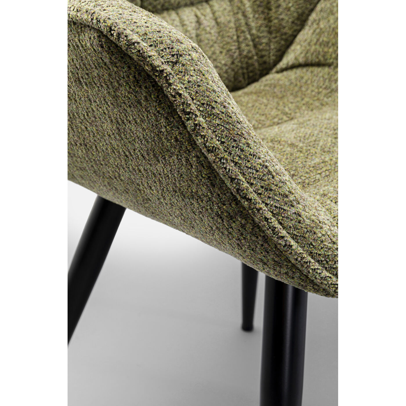 Стул с подлокотниками Thelma Melange Green от KARE Design