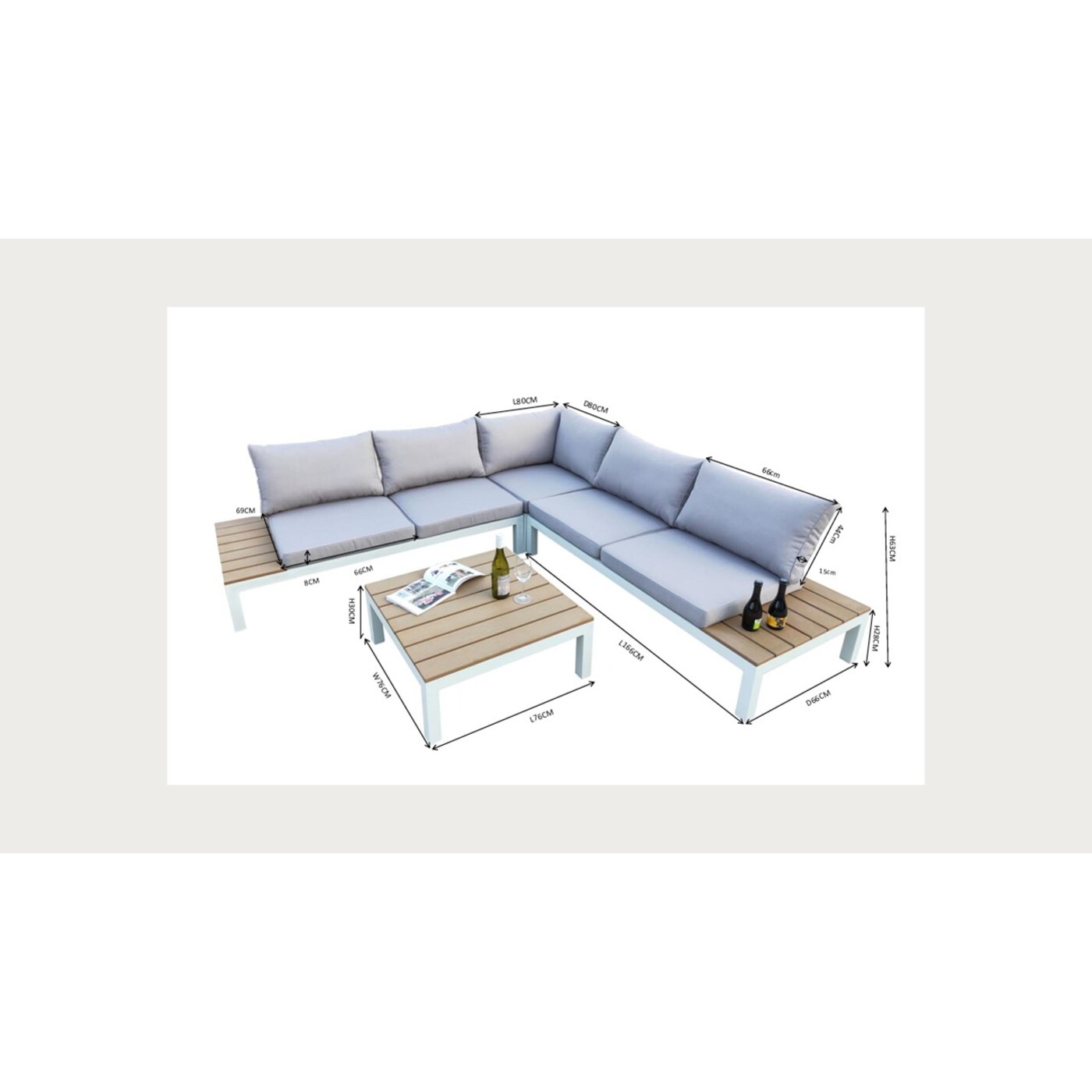 Комплект для улицы Holiday Beige (4/part) от KARE Design