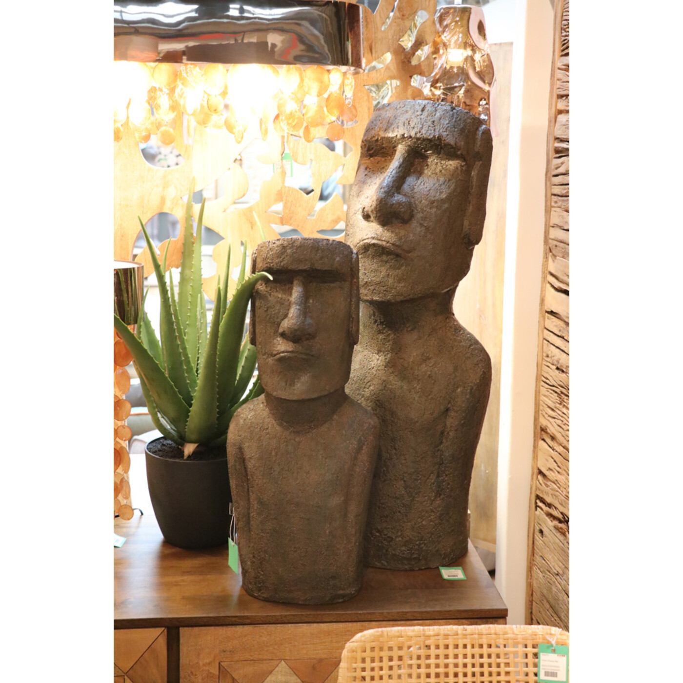 Фигура декоративная Easter Island «Истукан острова Пасхи» 80 см от KARE Design