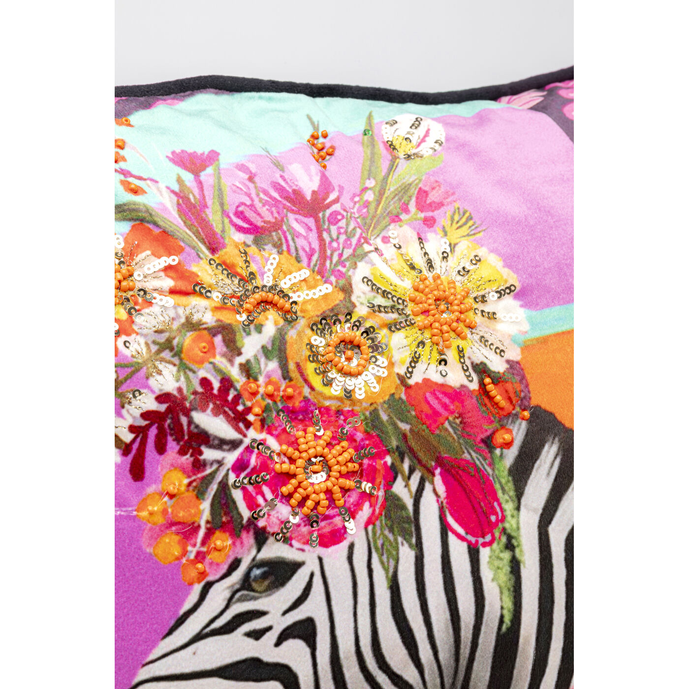 Подушка Fantasy Zebra «Зебра фантазия» 45x45 см от KARE Design