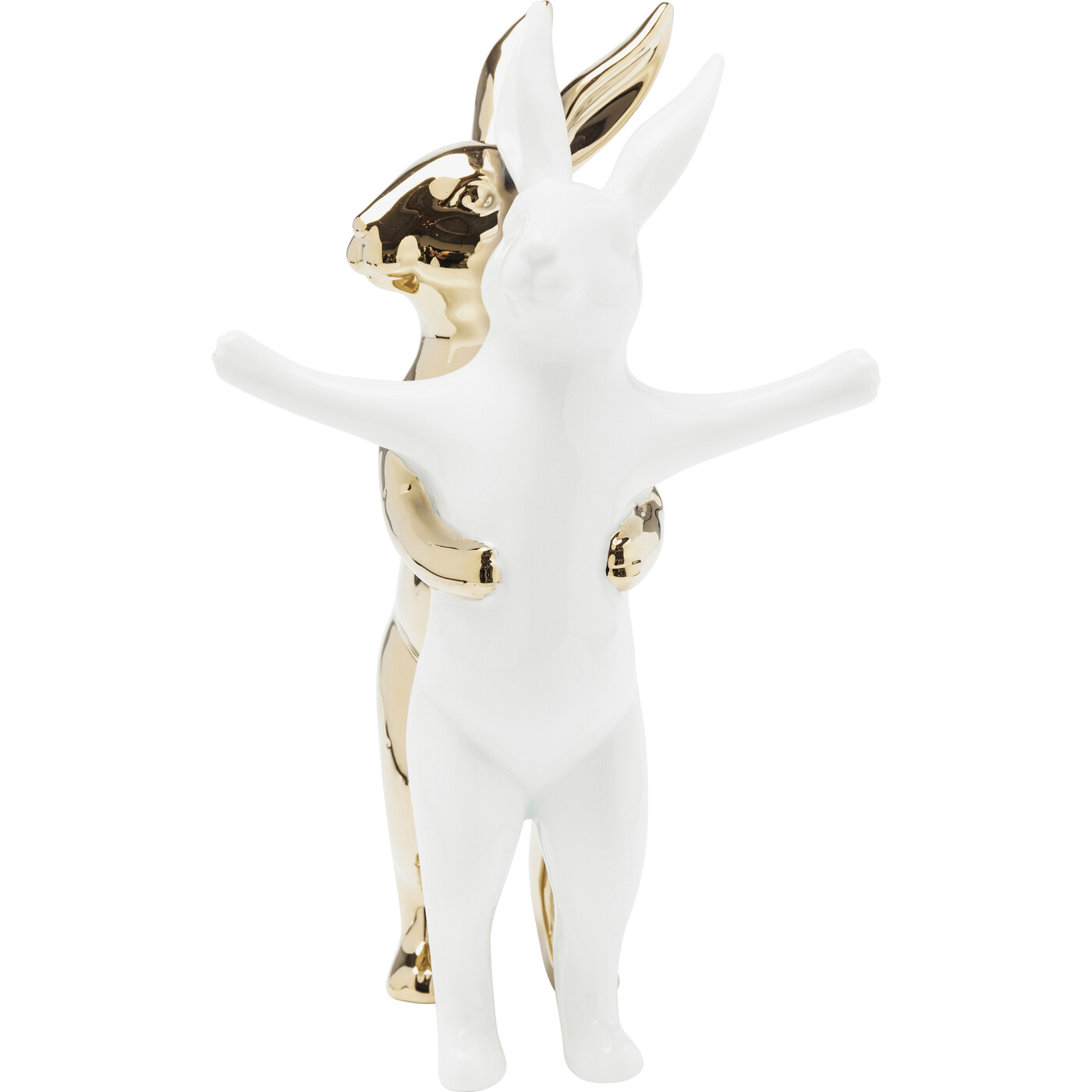 Фигура декоративная Hugging Rabbits «Обнимающиеся кролики», Средний от KARE Design
