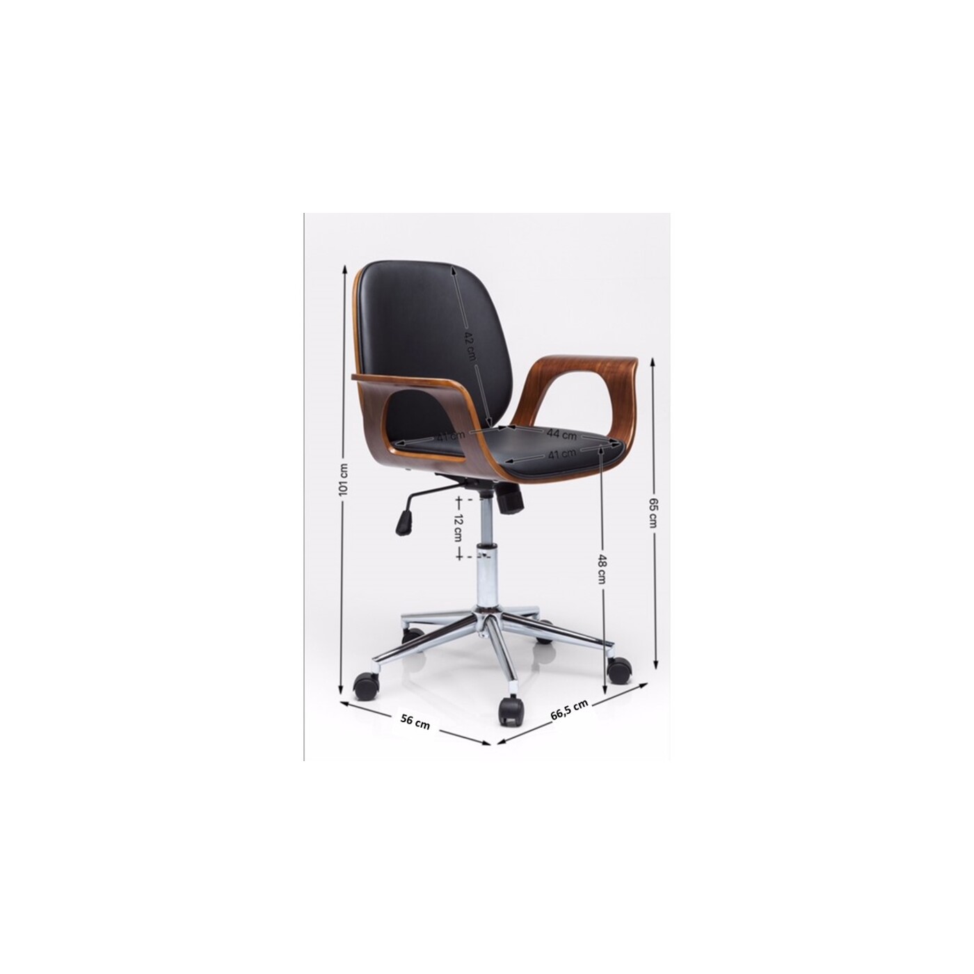 Стул офисный Patron Walnut от KARE Design