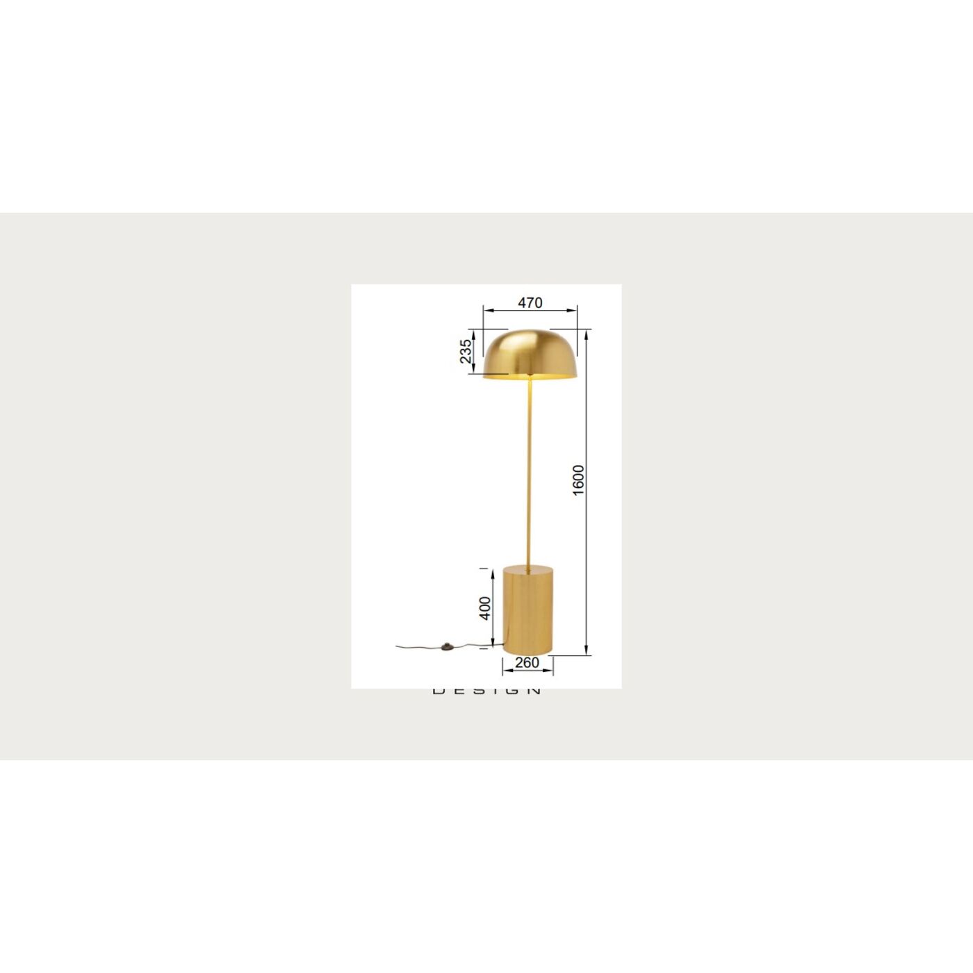 Светильник напольный Loungy Ecru 160cm от KARE Design