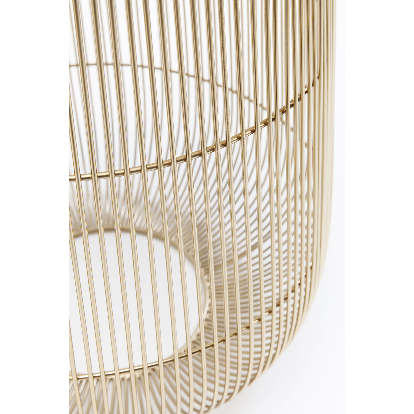 Стол приставной Beam White Marble Brass Ø32 см от KARE Design