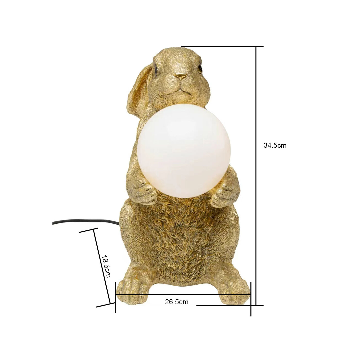Светильник настольный "Кролик" Sweet Rabbit 15 см от KARE Design