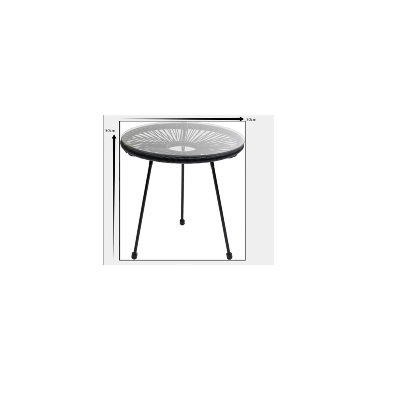 Стол приставной Acapulco Mono Orange от KARE Design