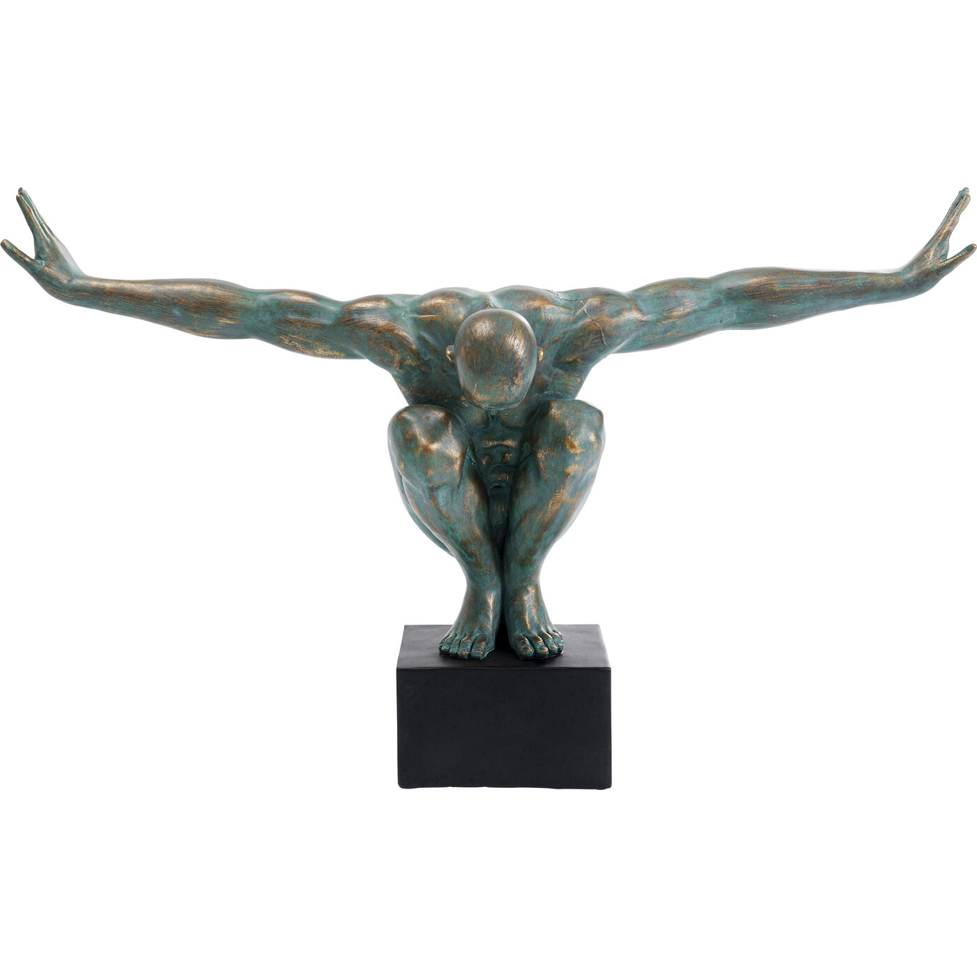 Объект декоративный Athlete XL Antique Green