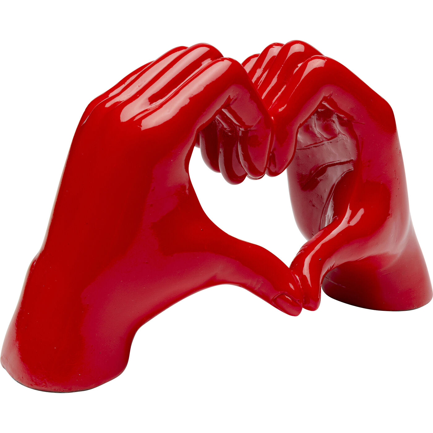 Фигура декоративная Heart Hands «Сердце из рук» 12 см, Красный от KARE Design
