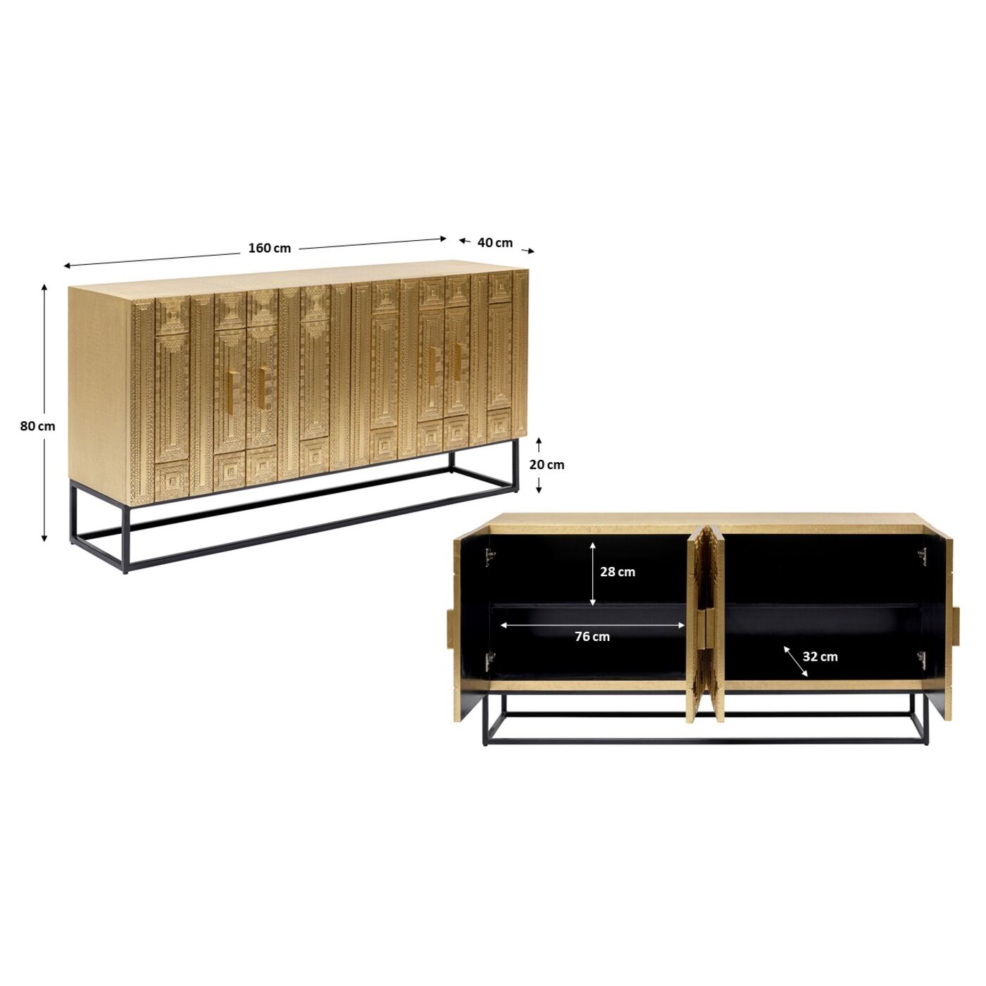 Комод широкий Marrakesh 160x80 см от KARE Design