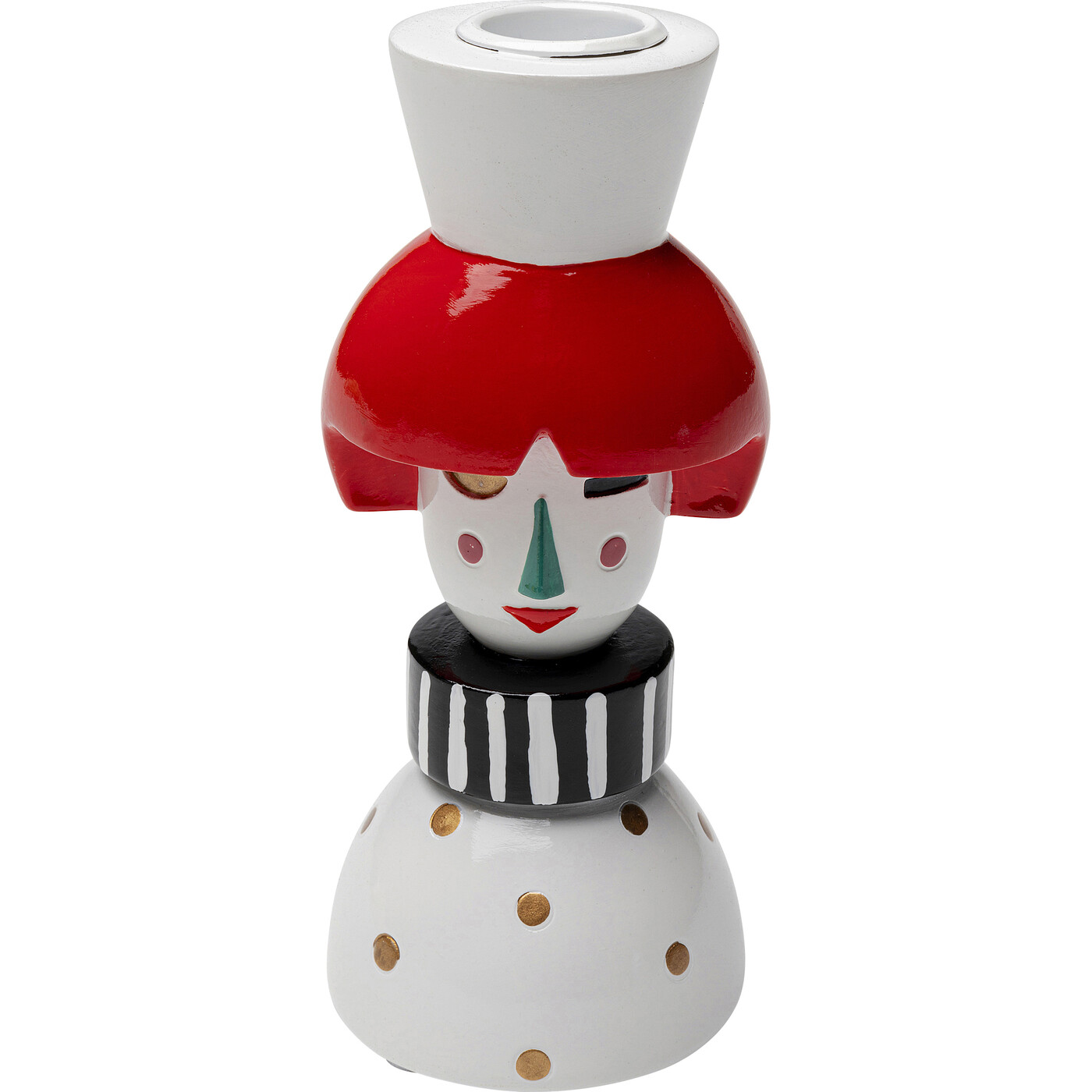 Подсвечник Madame Dots «Мадам в горошек» 16 см от KARE Design