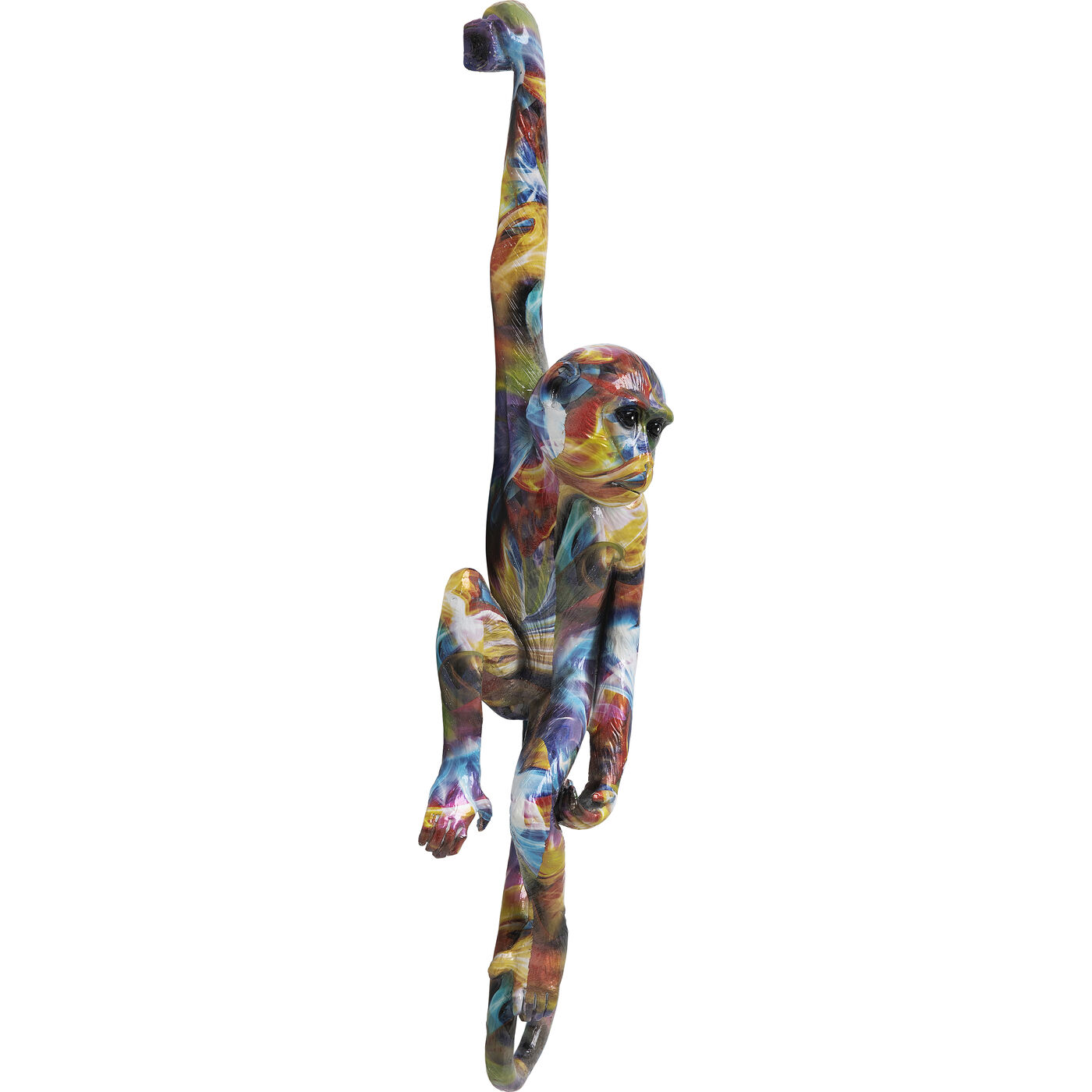 Украшение на стену Hanging Ape Colorful «Разноцветная висящая обезьяна» от KARE Design
