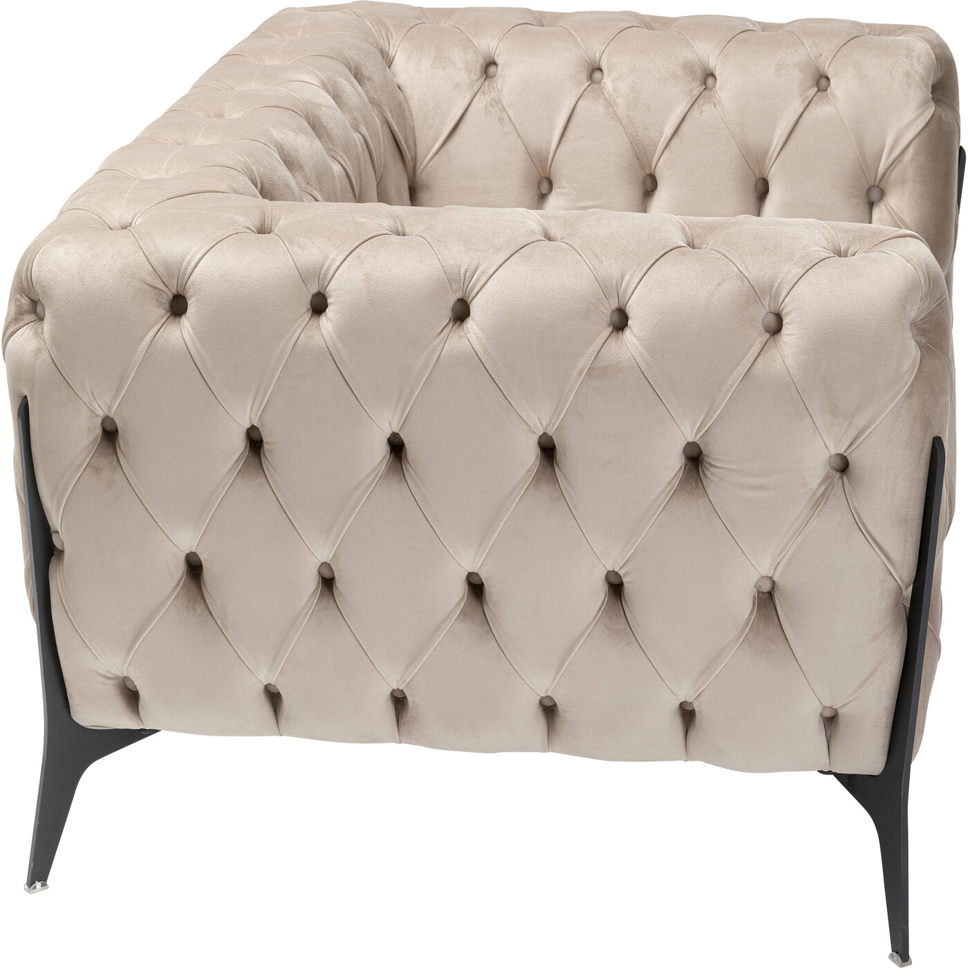 Кресло Bellissima Velvet Beige 120 см от KARE Design